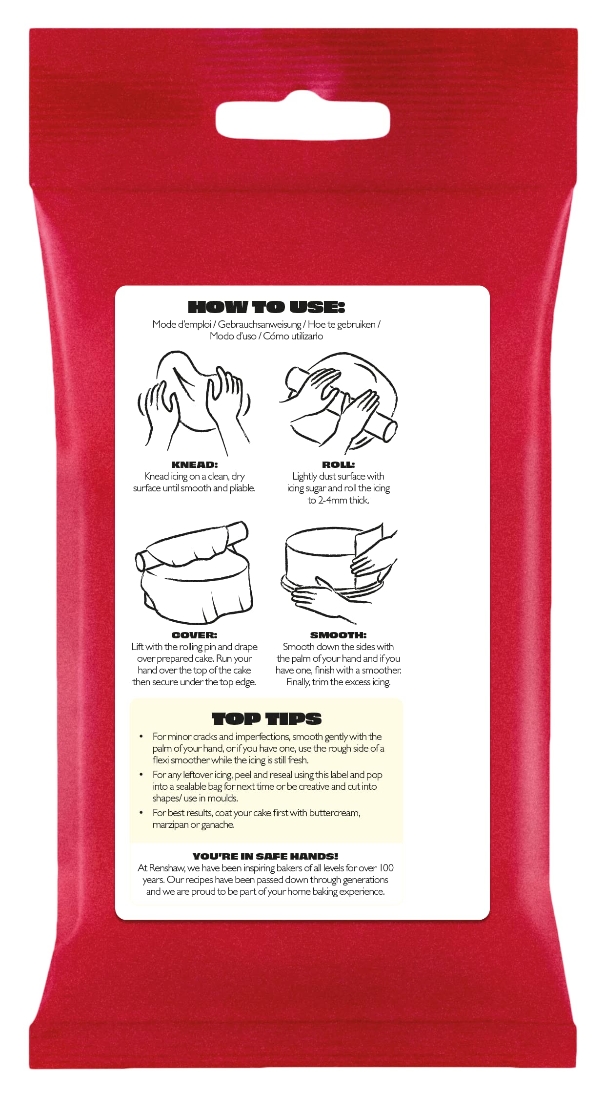 Renshaw - Ivory Just Roll With It Fondant Icing 1 kg 5