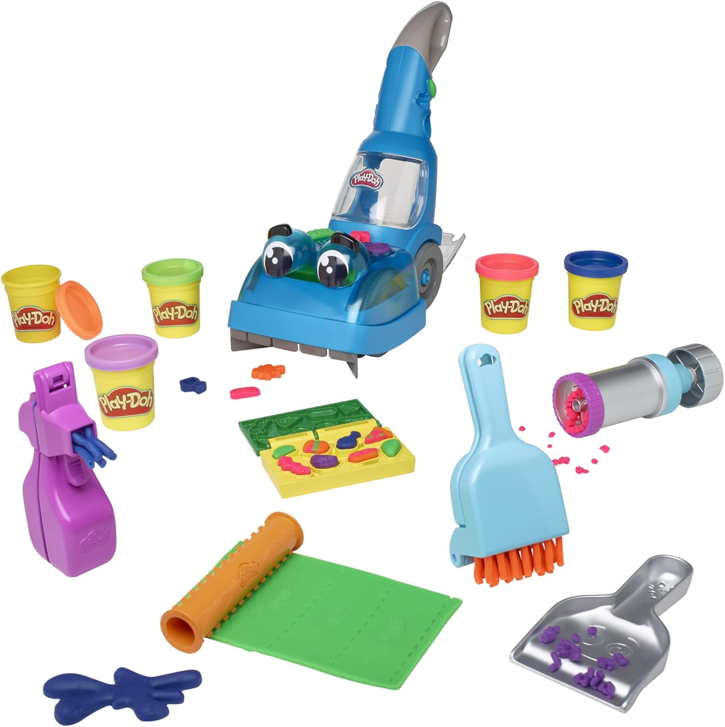 Play-Doh - Zoom Zoom Vacuum and Clean-up Toy with 5 Colours 8