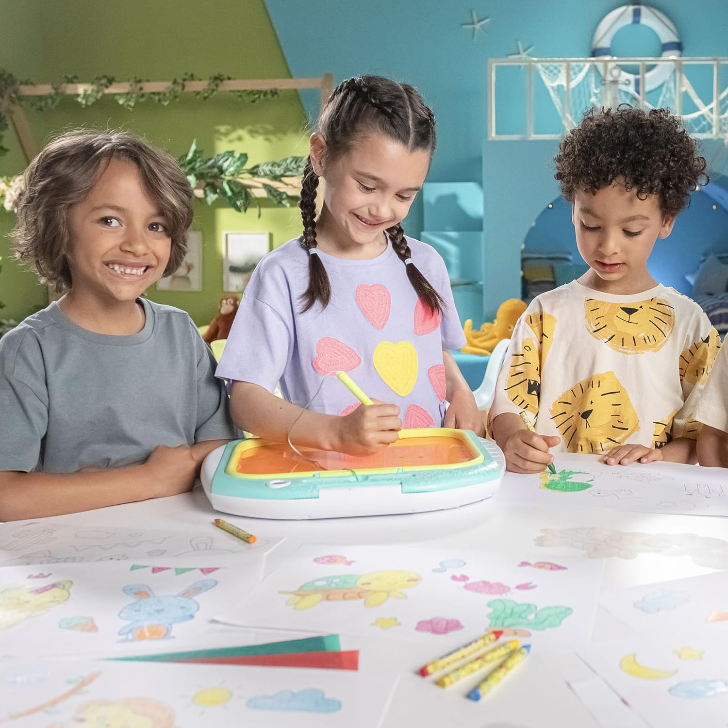 Doodle Copy Draw & Print - Magical Doodle Board with Print Function for Kids 4+ 7