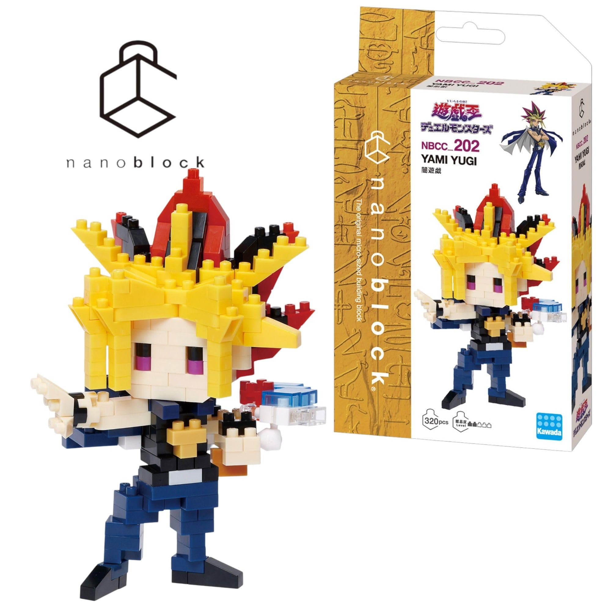 nanoblock Yu-Gi-Oh Yami Yugi 3D Building Puzzle Set for Adults & Kids 12+ 4