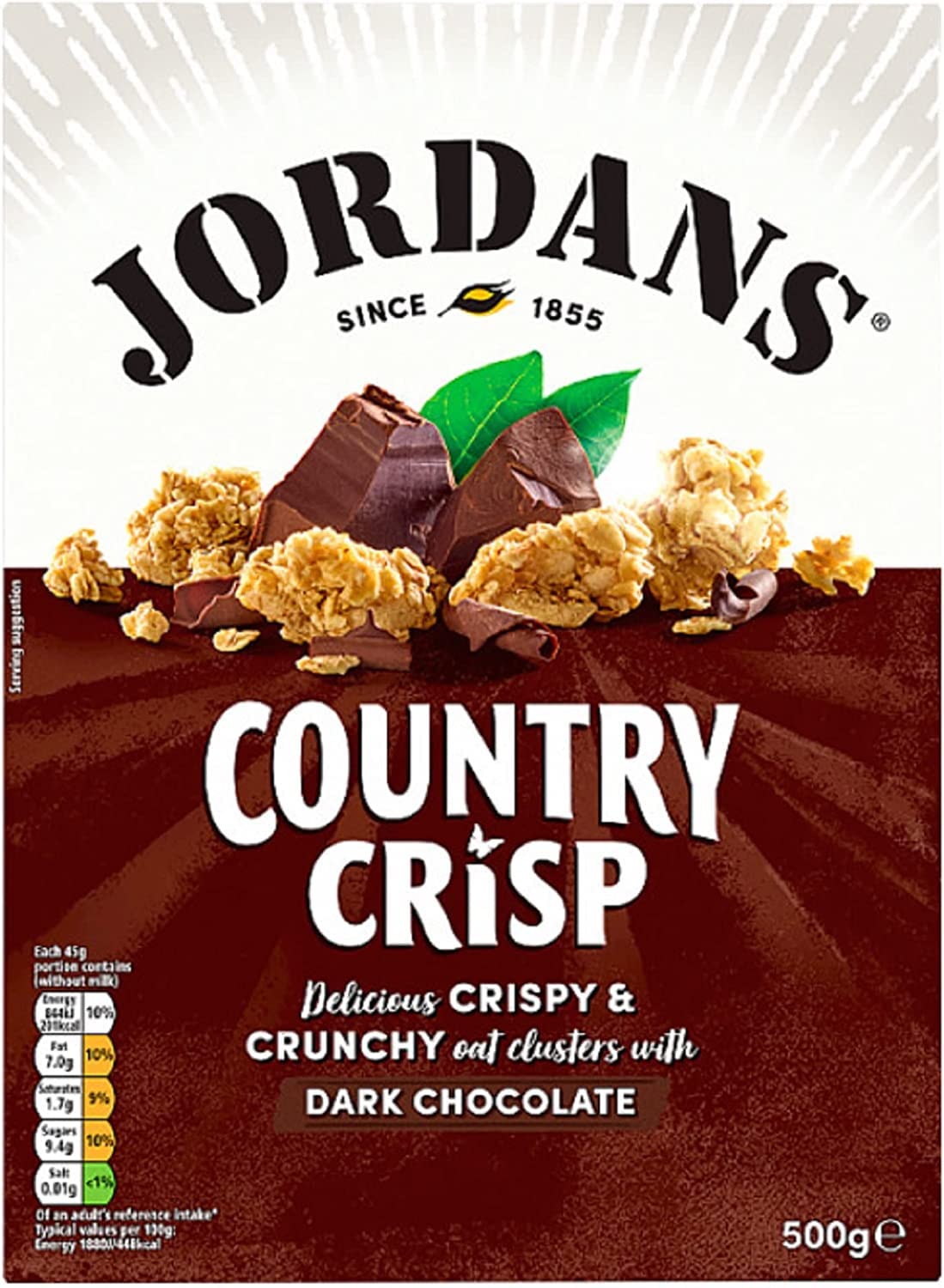 Jordans Country Crisp with Dark Chocolate, 500g