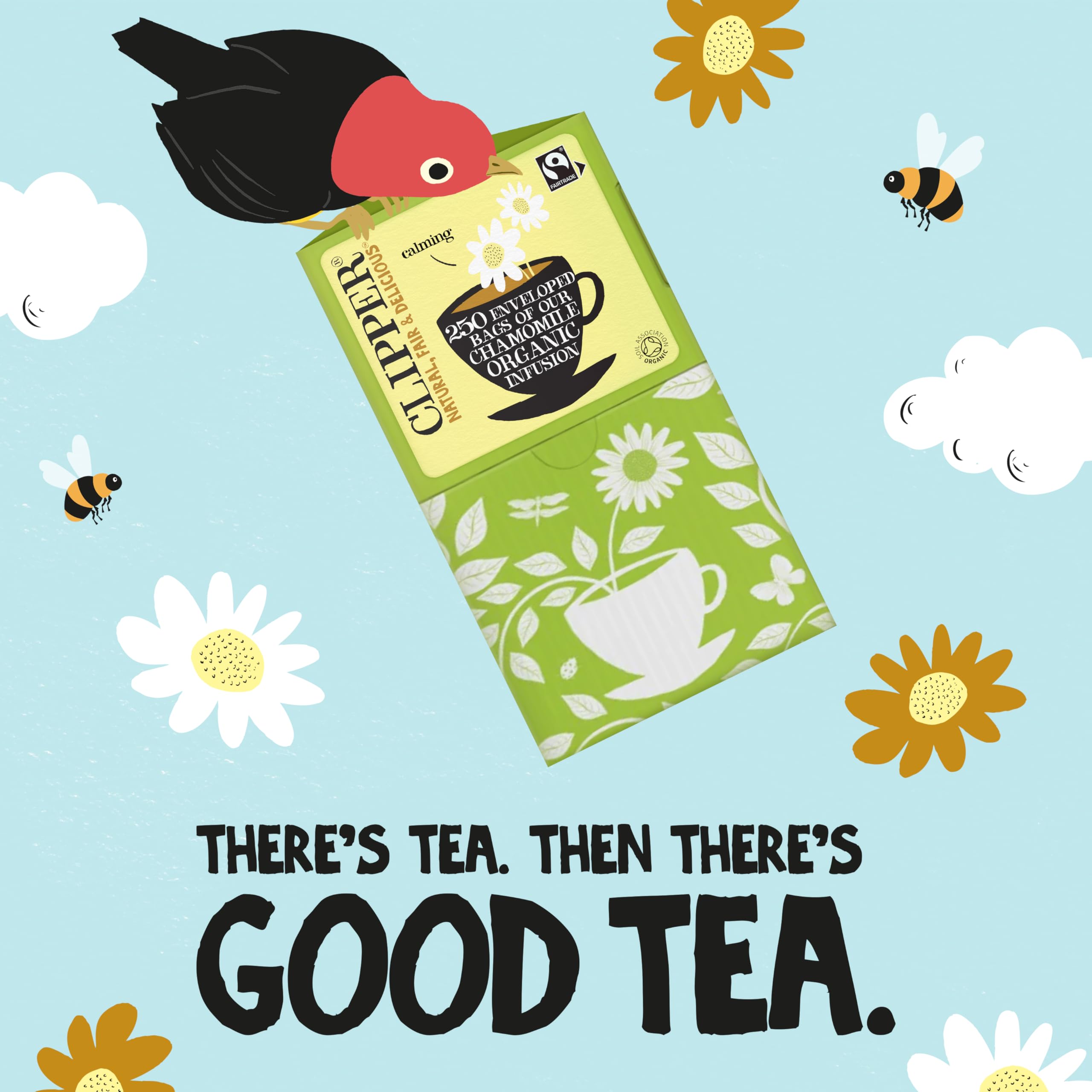Clipper - Organic Chamomile Tea Bags | 250 Individually Wrapped Fairtrade Infusion Sachets 3