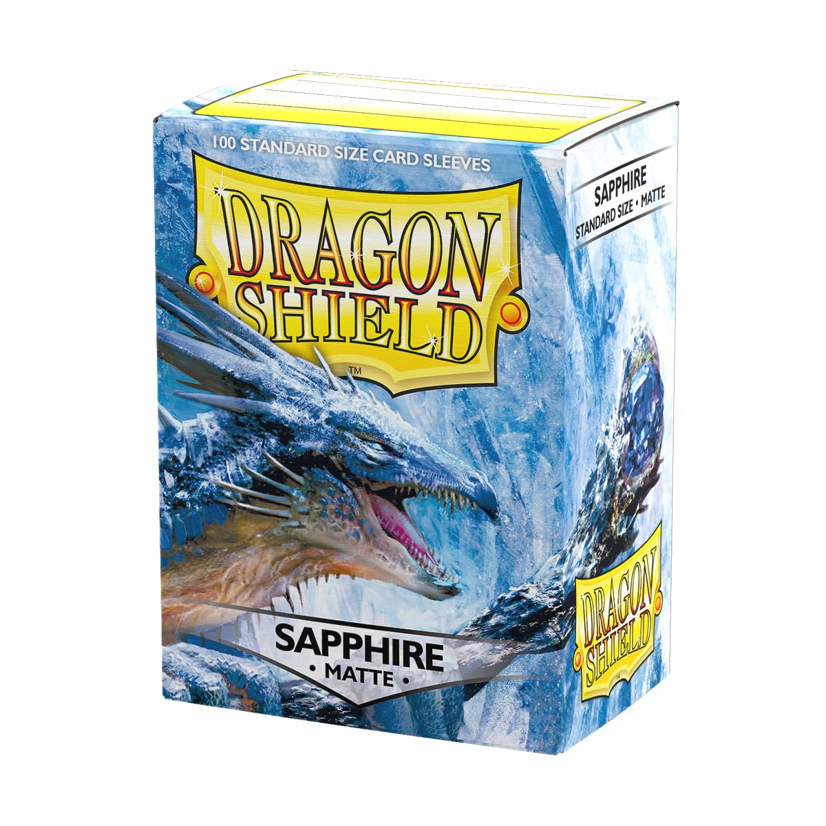 Dragon Shield Matte Standard Size Sleeves - Sapphire | 100 Count | Polypropylene