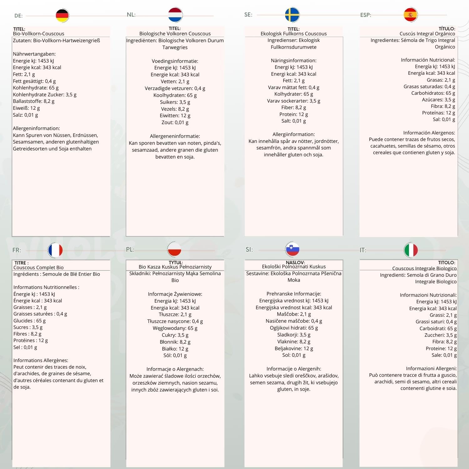 Wholefood Earth Organic Wholewheat Couscous – 1 kg | Raw | GMO Free | Vegan | Certified Organic 4