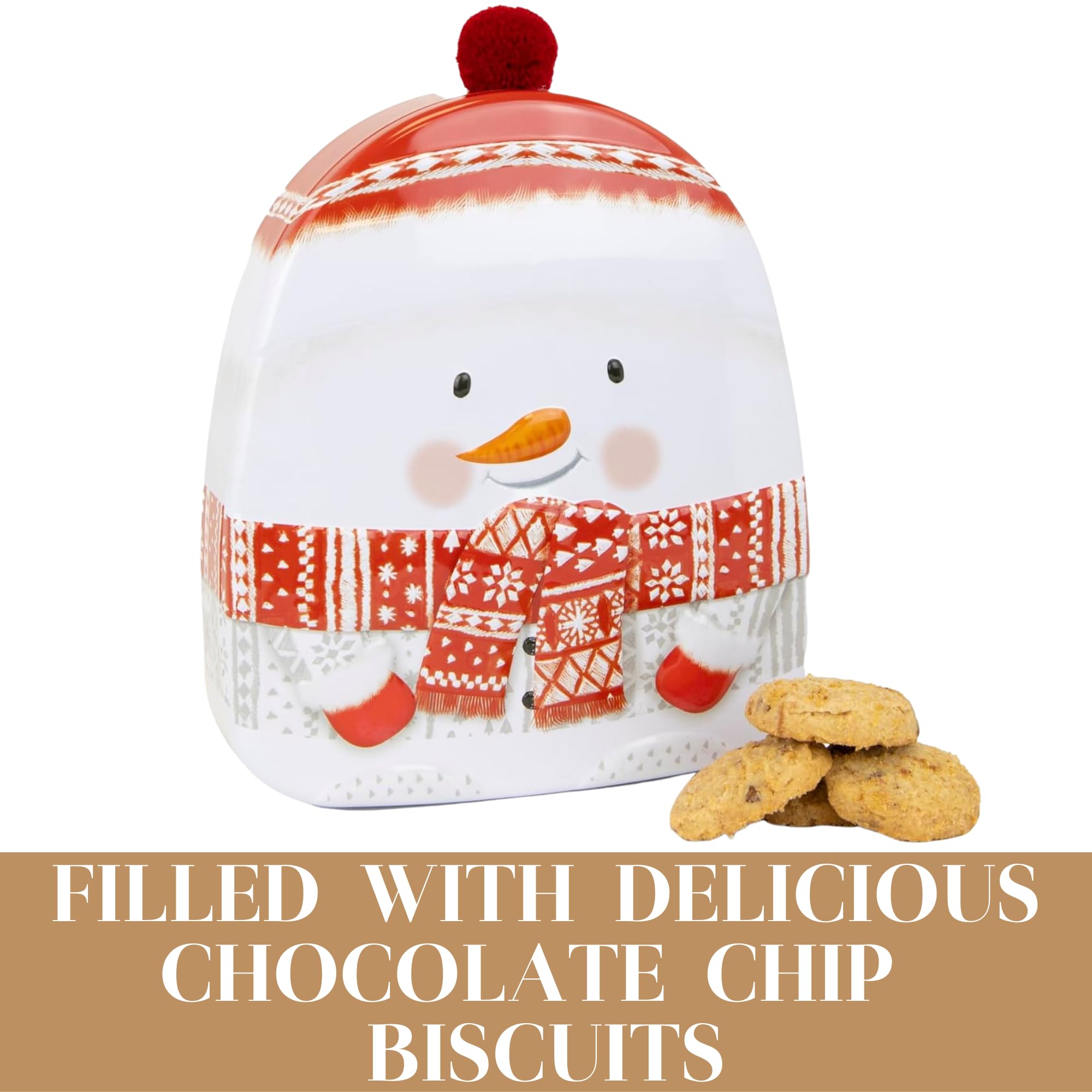 The Silver Crane Co. - Snowman Gift Set Christmas Biscuits Tin 3