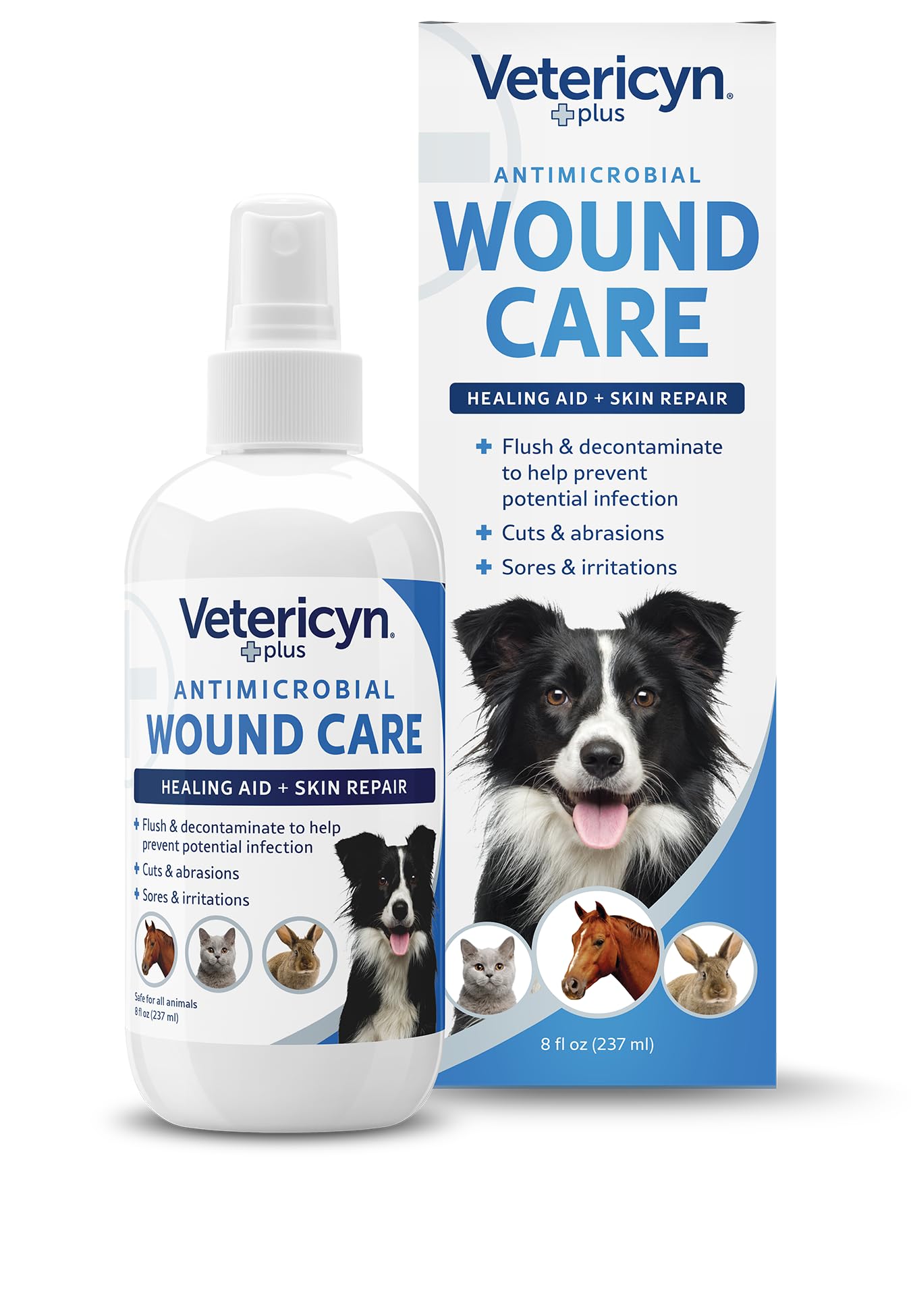 Vetericyn Wound and Skincare Spray - Pain-Free Healing for All Animals | 236ml