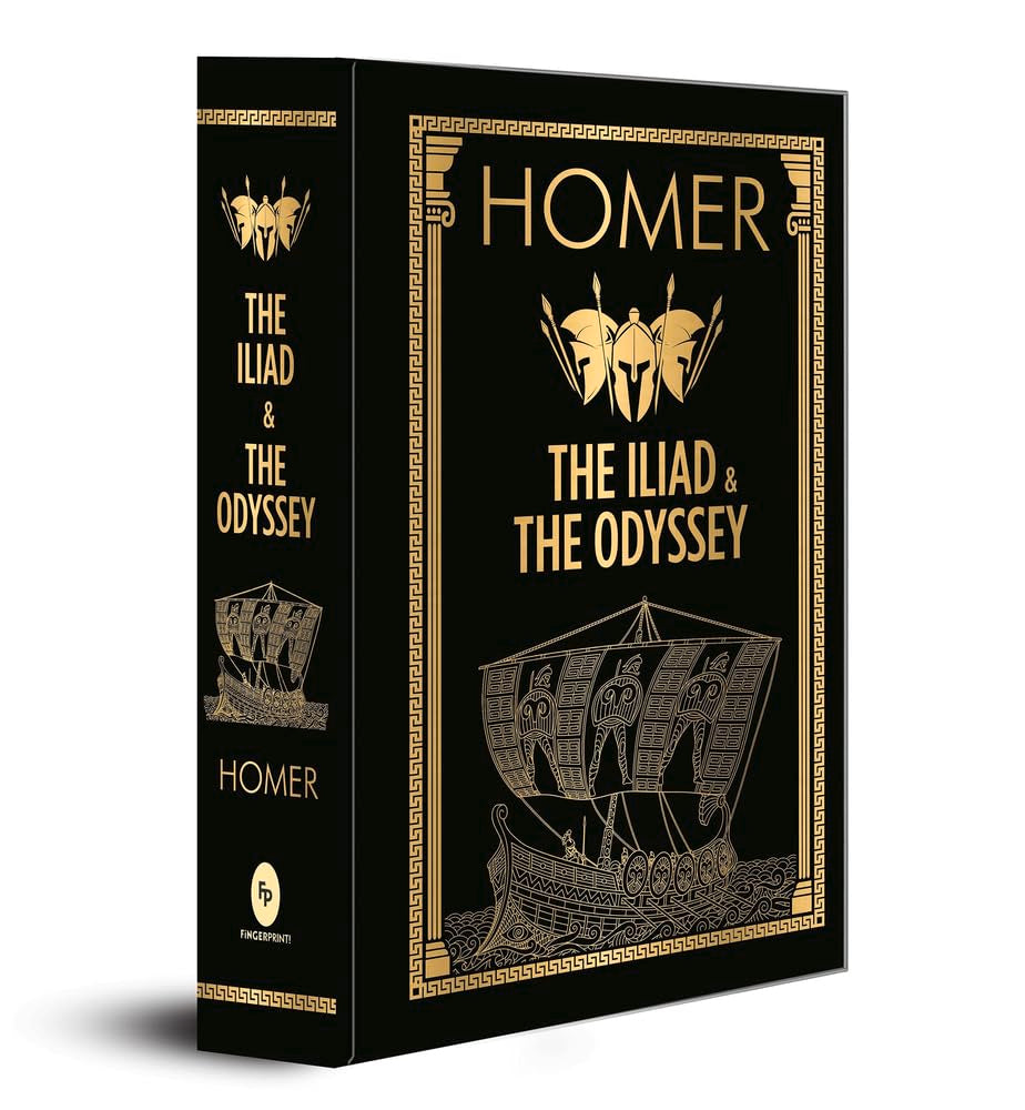 Homer - The Iliad & The Odyssey [Deluxe Hardbound Edition]