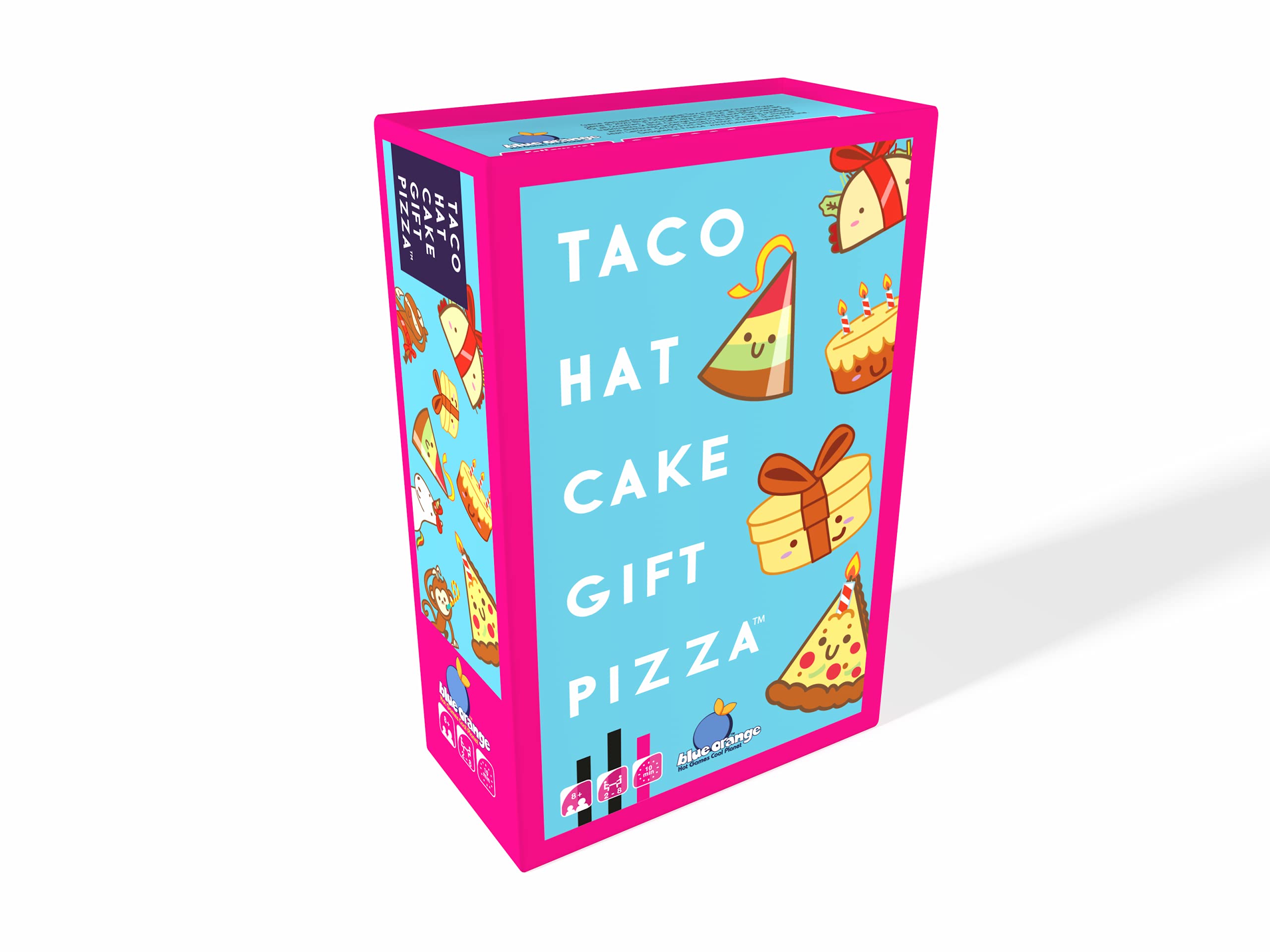 Blue Orange Taco Hat Cake Gift Pizza Card Game for 2-8 Players