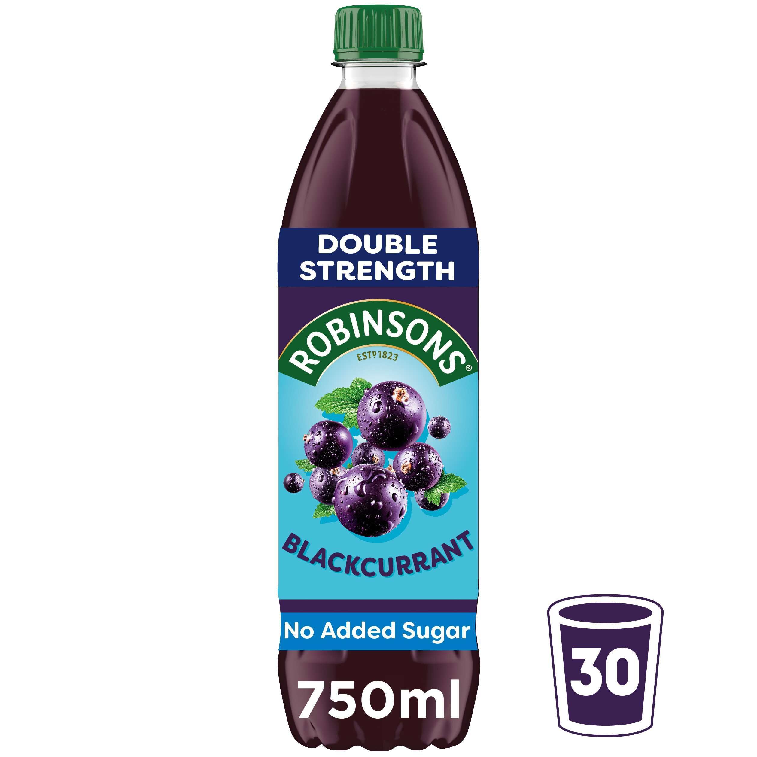Robinsons Fruit Squash – Kalorienarm – Schwarze Johannisbeere – Doppelt starkes Konzentrat, 750 ml 5