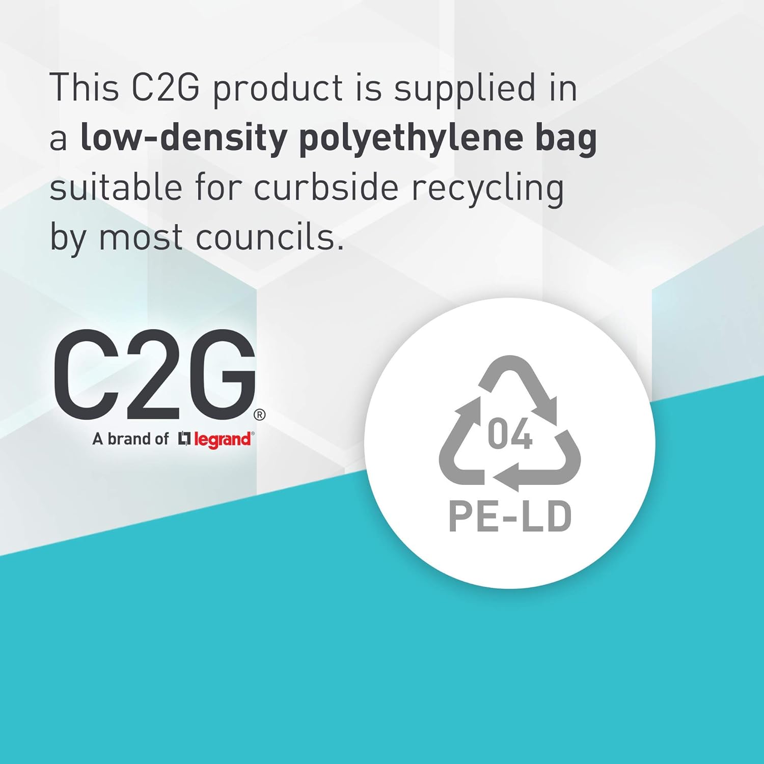 C2G 2 Metre 16 AWG Right Angle Power Cable (IEC320C13R to BS1363) - Heavy Duty Kettle Lead 7