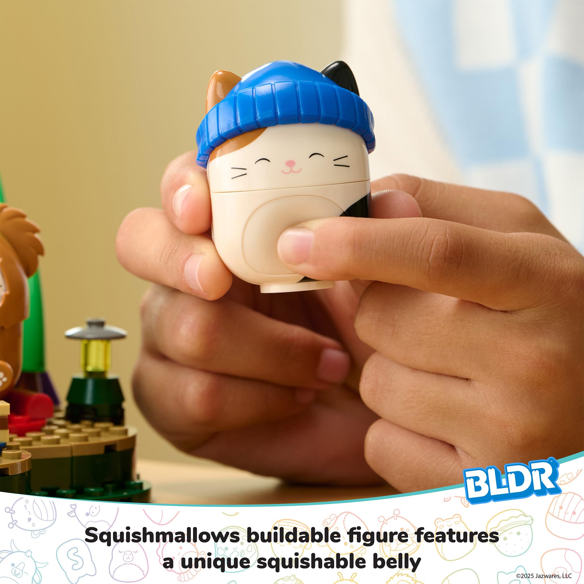 BLDR Squishmallows 246-Piece Camping Adventure Building Set - Cam & Benny Playset for Kids 3+ 3