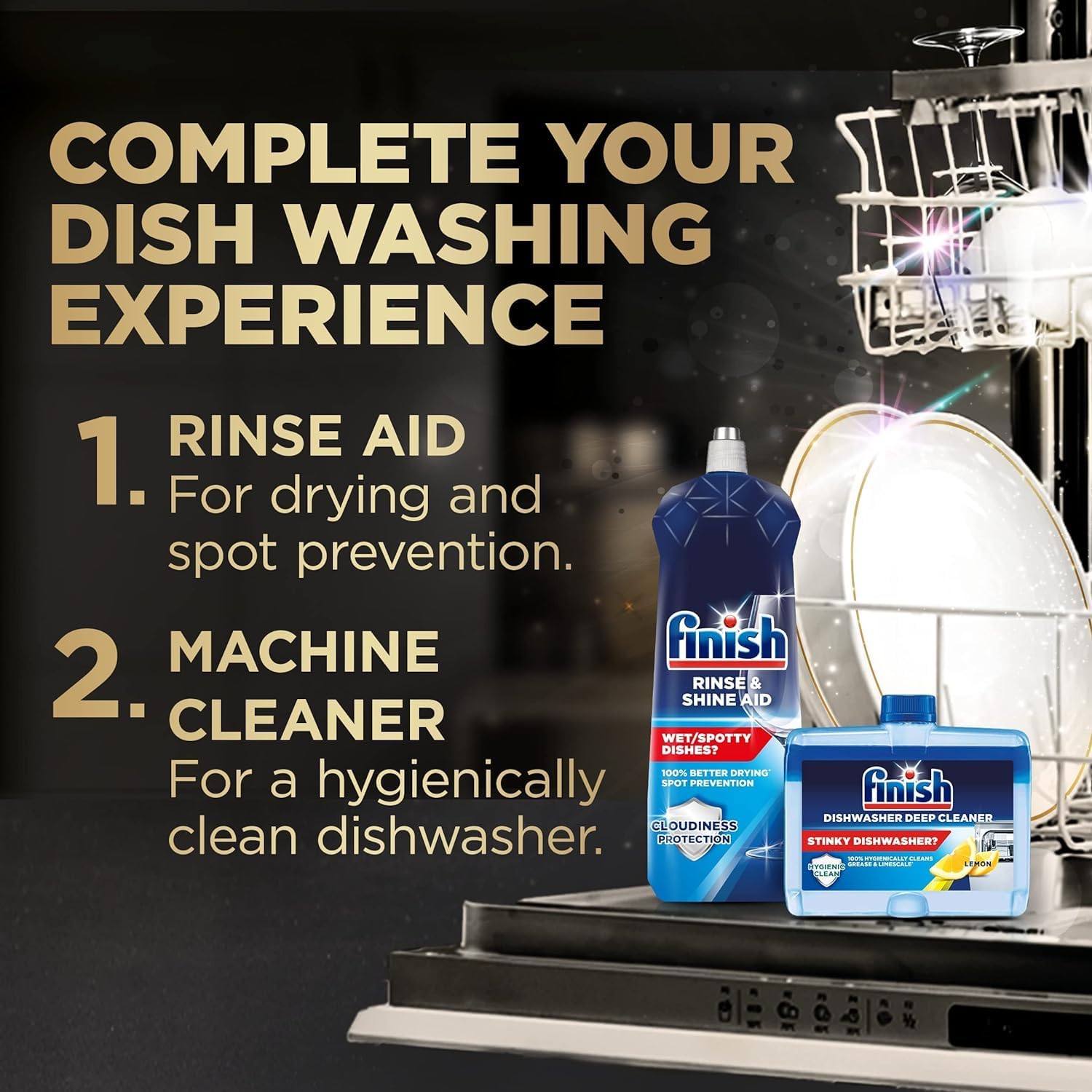 Finish Ultimate Infinity Shine Dishwasher Tablets, Lemon, 100 Tablets 4