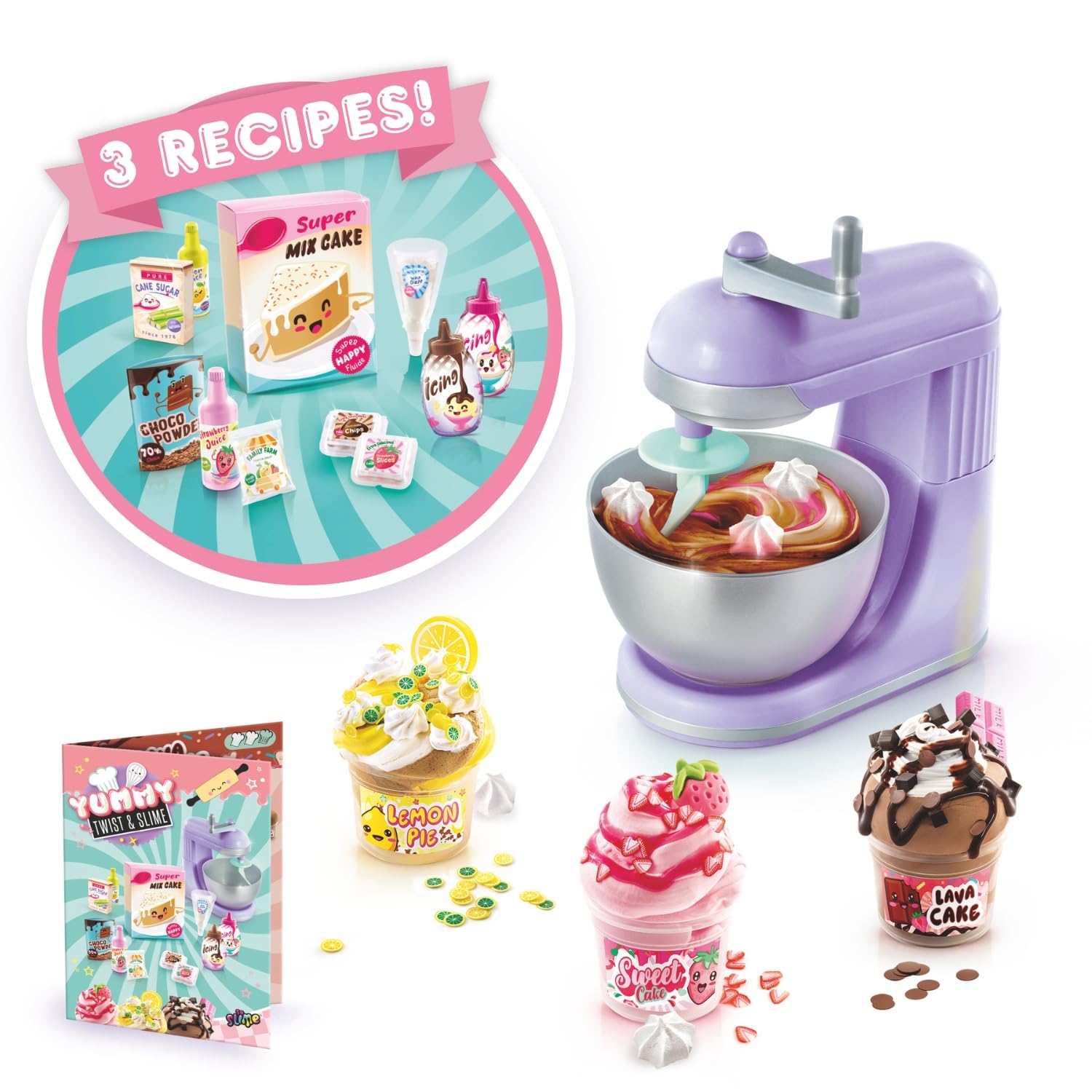 So Slime Yummy Twist & Slime - Real Spinning Mixer Playset for Kids 6+ 4