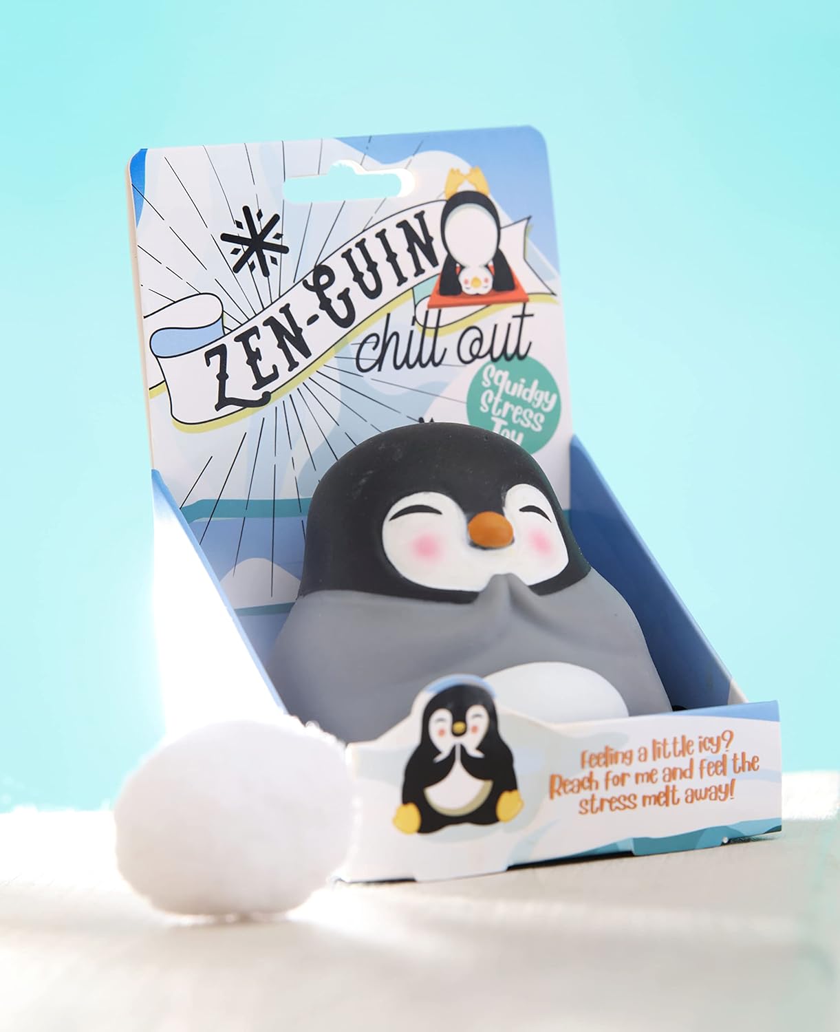 Boxer Gifts Zen-guin Stress Toy - Squishy Penguin for Adults & Teens 4