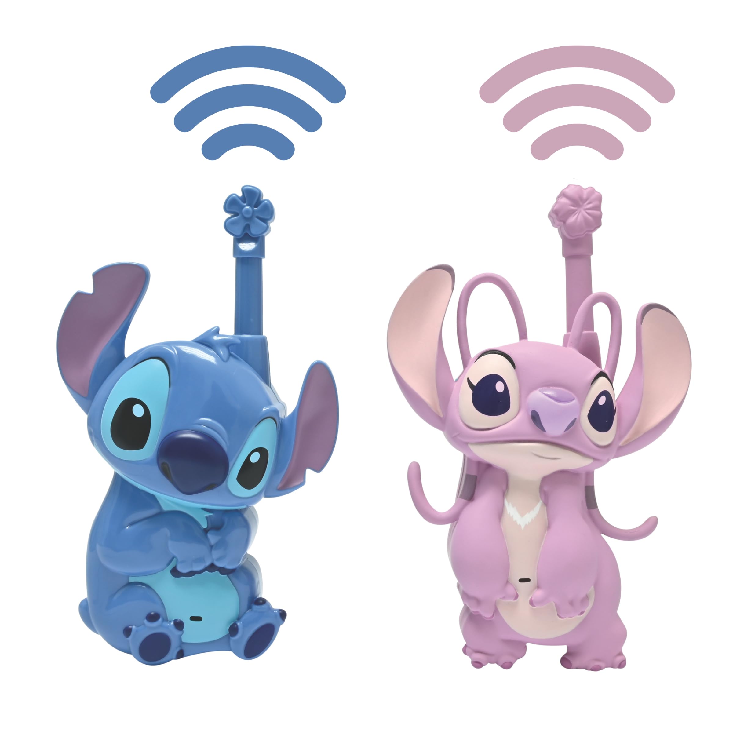 Lexibook Disney Stitch and Angel 3D Walkie-Talkies - 500m Range, 2-Pack 3