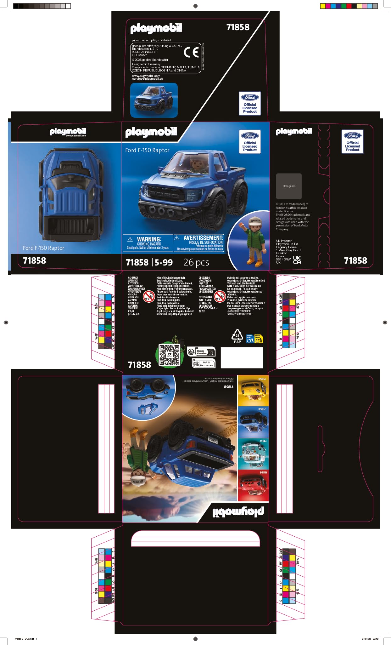 Playmobil Ford F-150 Raptor - Off-Road Adventure Vehicle for Kids Ages 4+ 14