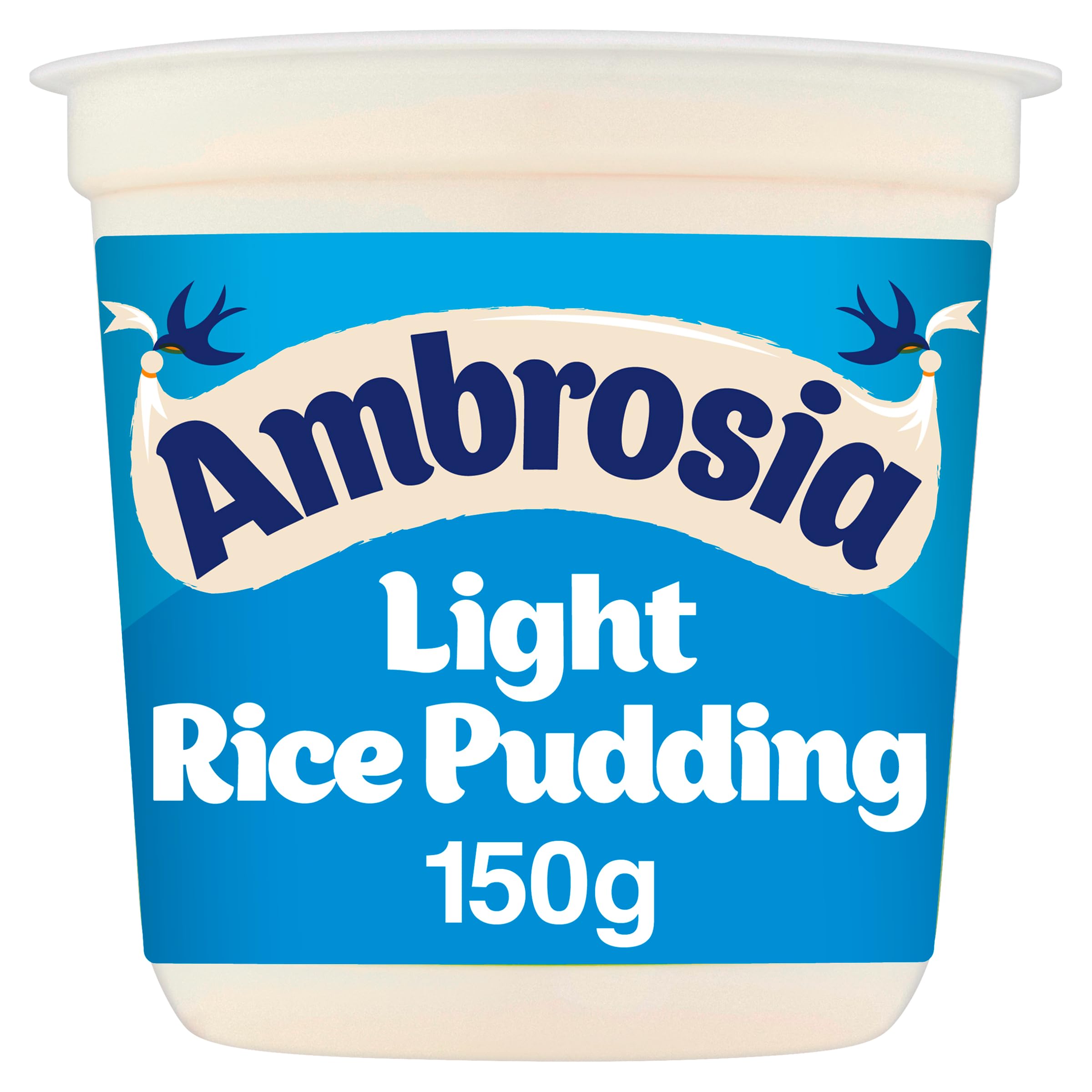 Ambrosia Light Devon Rice Pudding, 30% Less Sugar & Fat, Creamy Ready-to-Eat Dessert