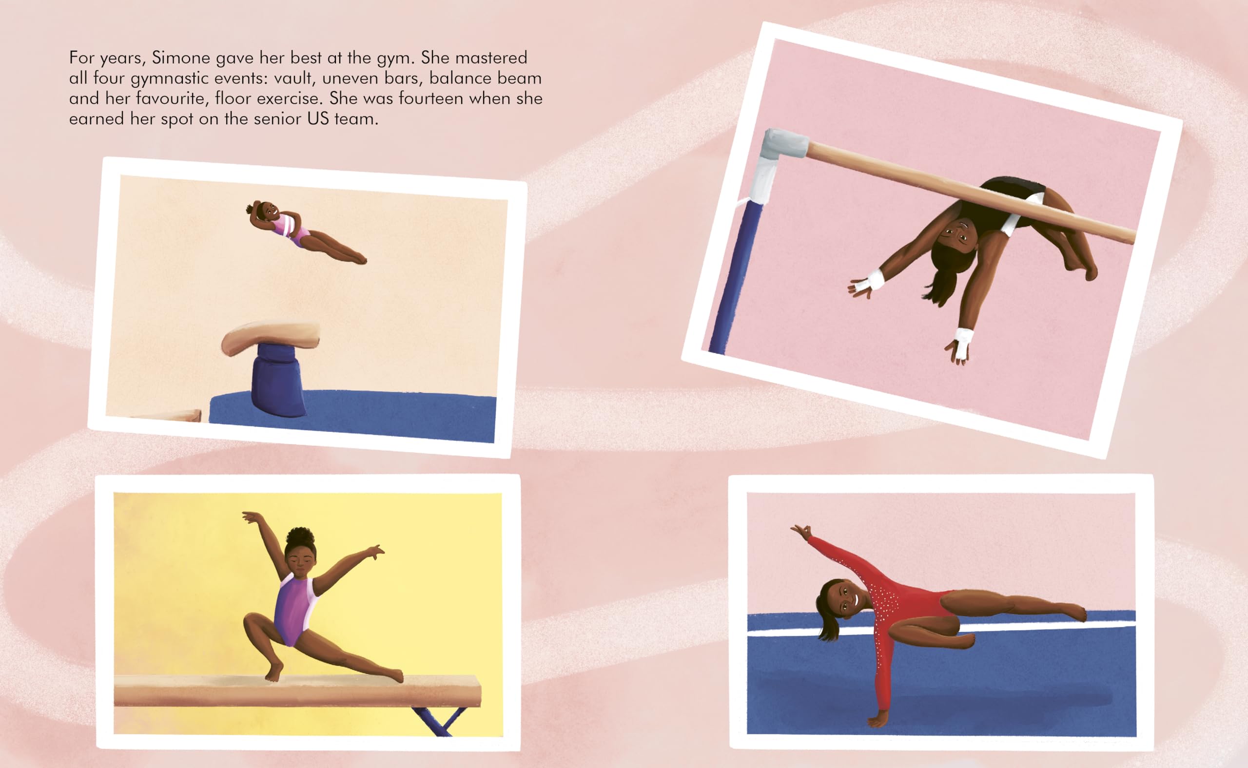 Frances Lincoln Simone Biles (Little People, BIG DREAMS) Hardcover Picture Book | Ages 4-9 6
