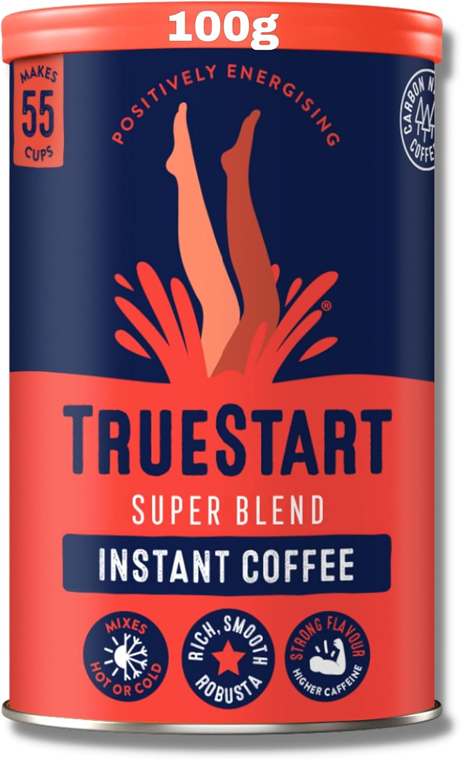 TrueStart - Barista Grade Super Blend Instant Coffee 100g
