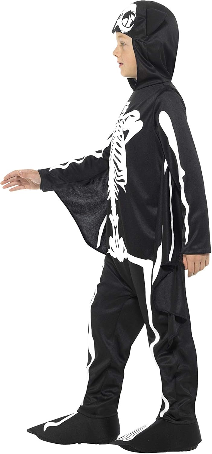 Smiffys Bat Skeleton Costume - Small (Ages 10-12)