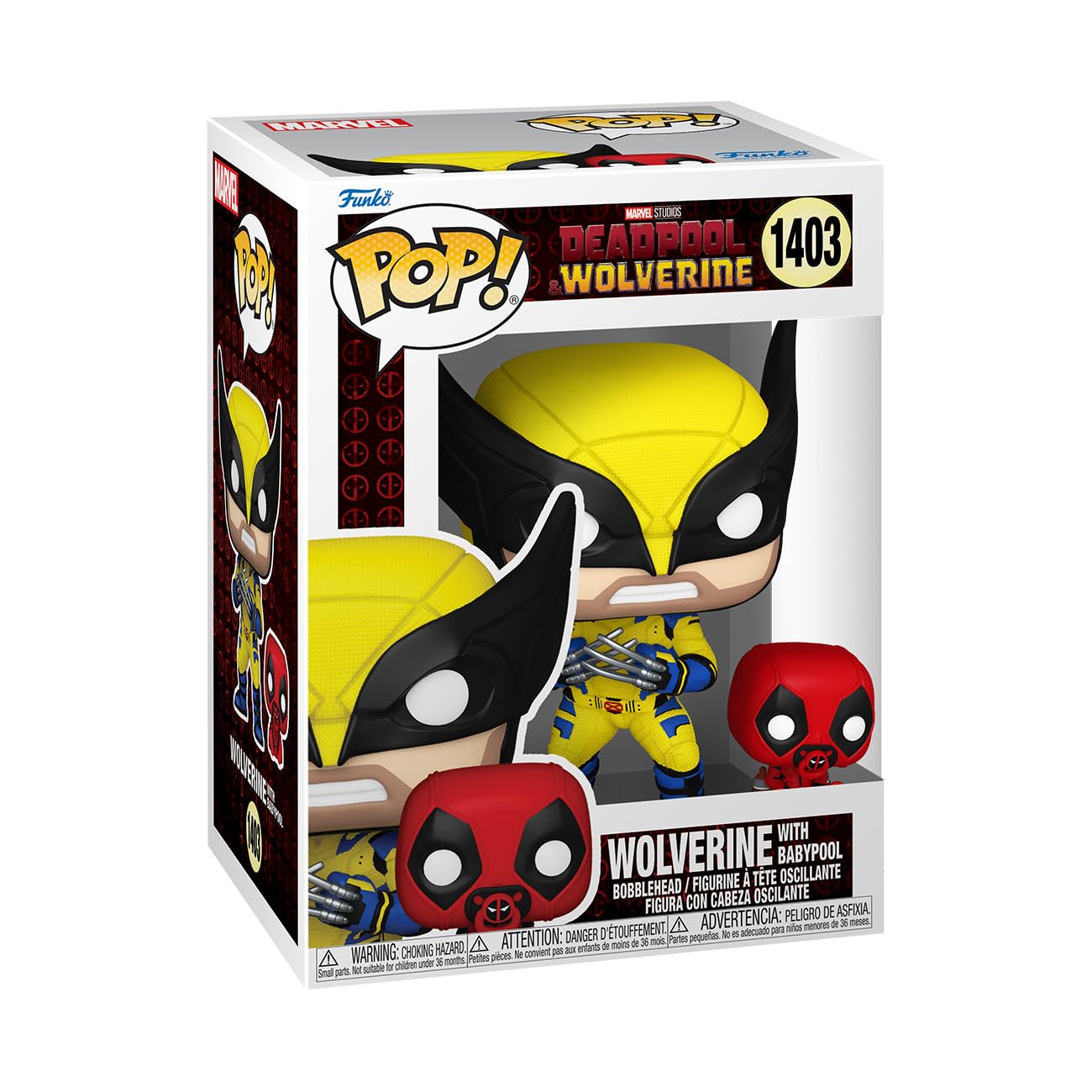 Funko Pop! Deadpool & Wolverine - Wolverine with Babypool Vinyl Figure 4