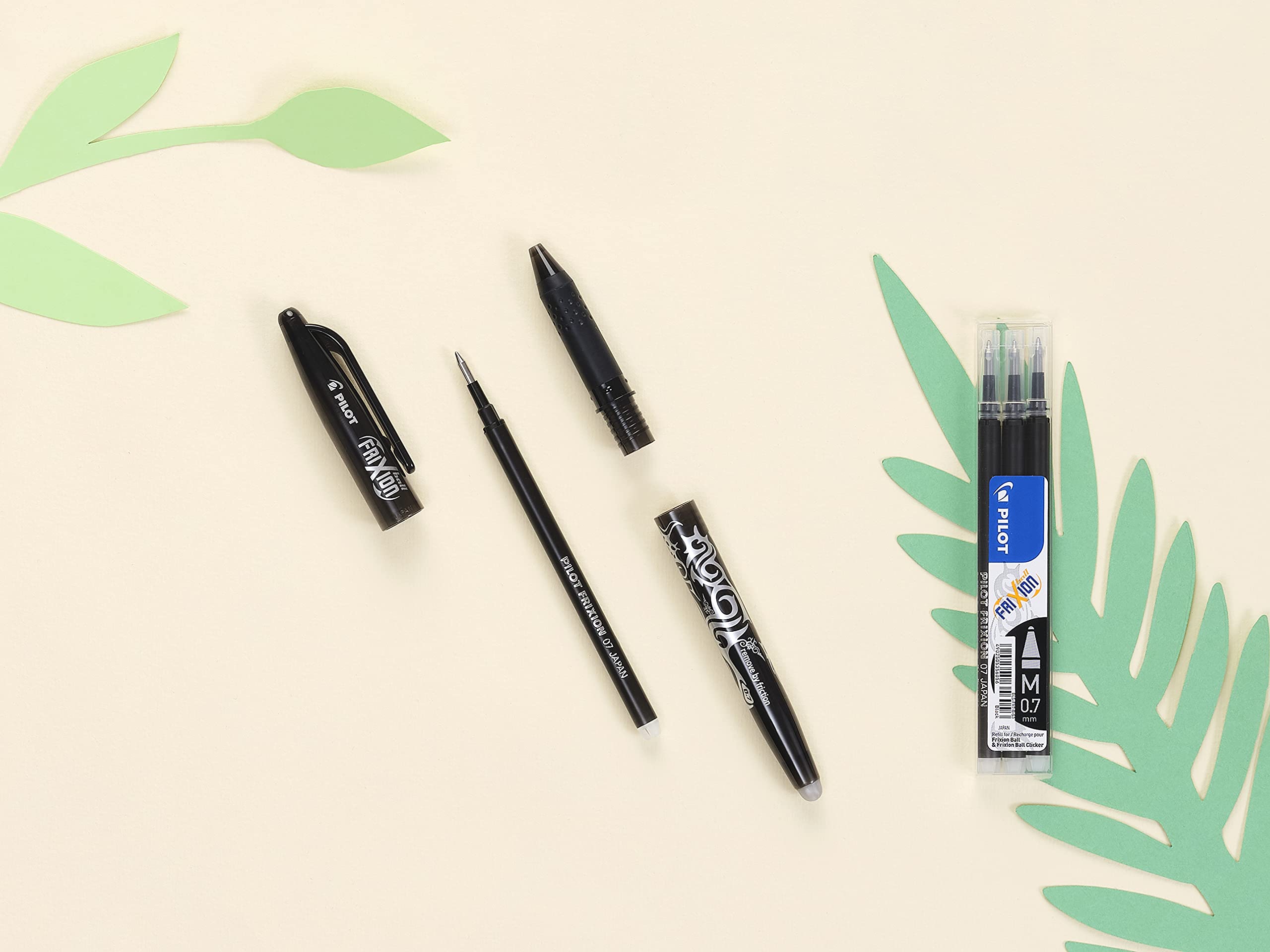 PILOT Frixion Erasable Rollerball Pen Refills - 0.7mm Tip, 0.4mm Line, Blue Ink | 12 Count Set 8