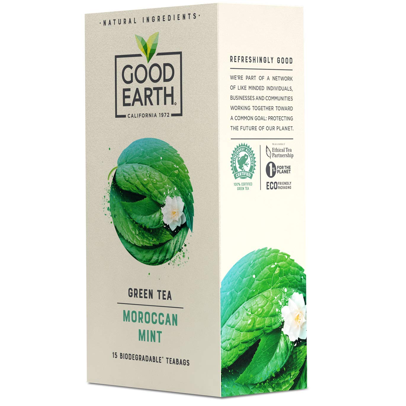 Good Earth Moroccan Mint Tea - Refreshing Green Tea with Spearmint, 15 Biodegradable Tea Bags 5