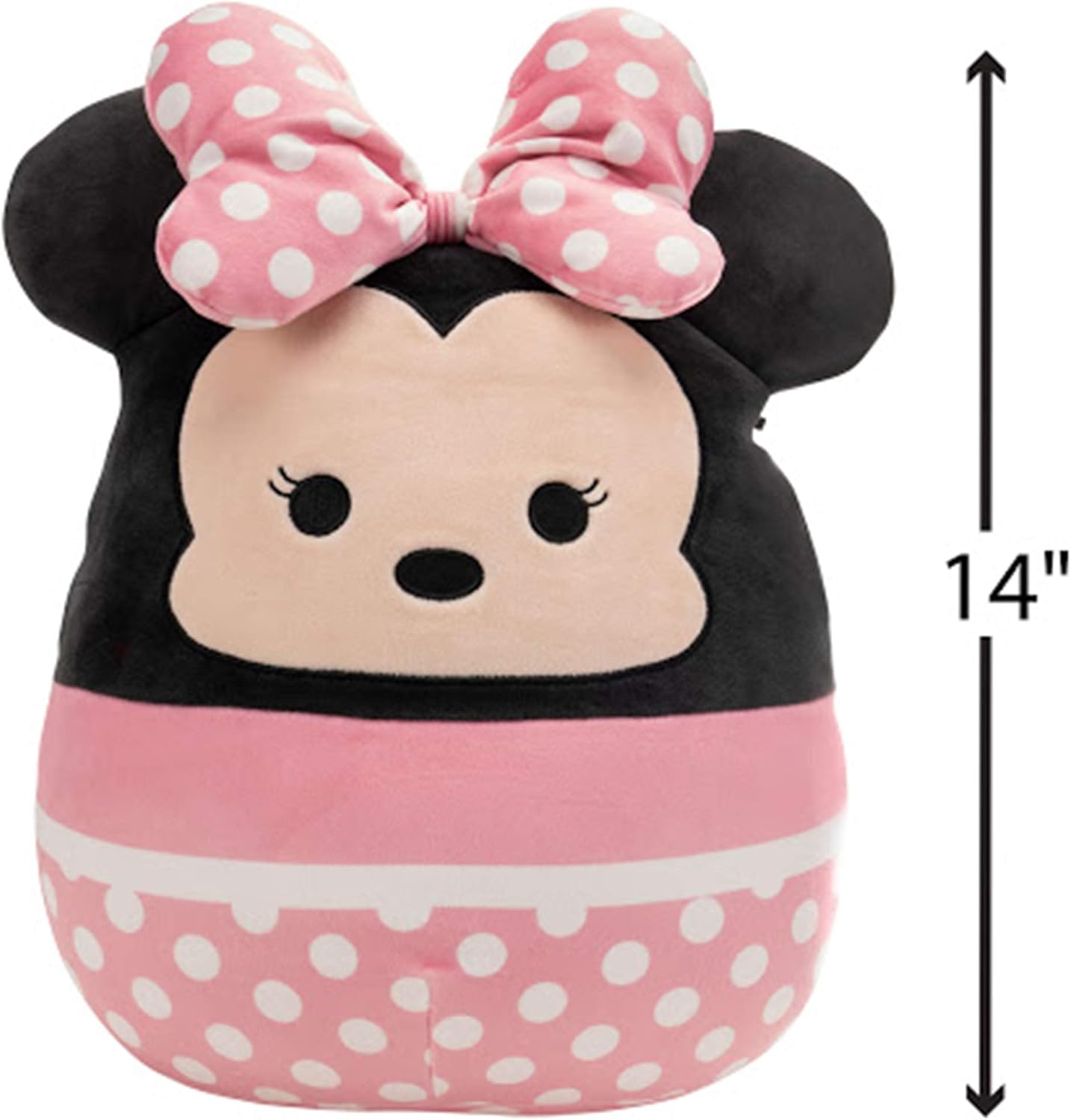 Squishmallows Disney 14 Zoll Minnie Maus Plüsch – Ultraweiches Stofftier für Kinder ab 3 Jahren 14