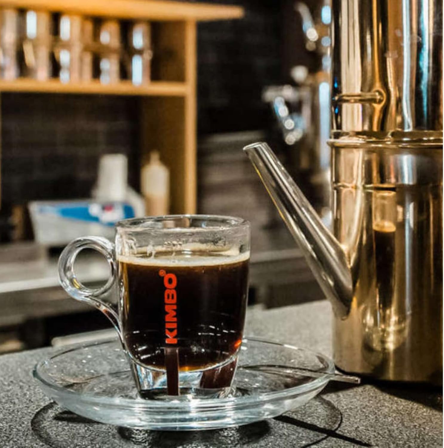 Kimbo Aroma Gold - 100% Arabica Whole Coffee Beans, Medium Dark Roast, 250g 6