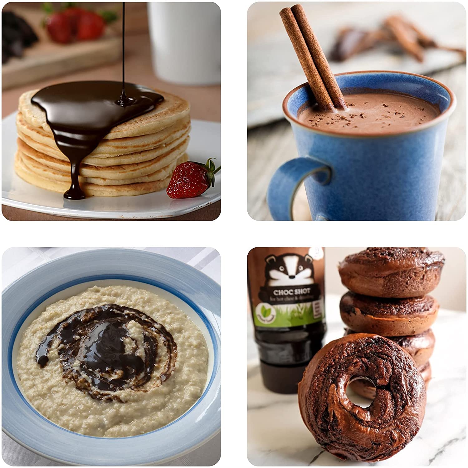 Sweet Freedom – CHOC SHOT Gesalzener Karamell-Schokoladensirup für heiße Schokolade und zum Beträufeln 6