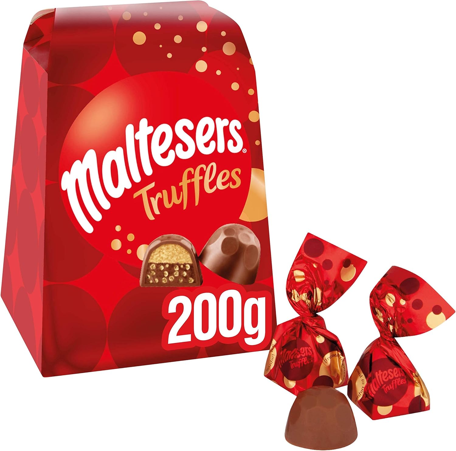 Maltesers Truffles Milk Chocolate Gift Box of Chocolates 200g