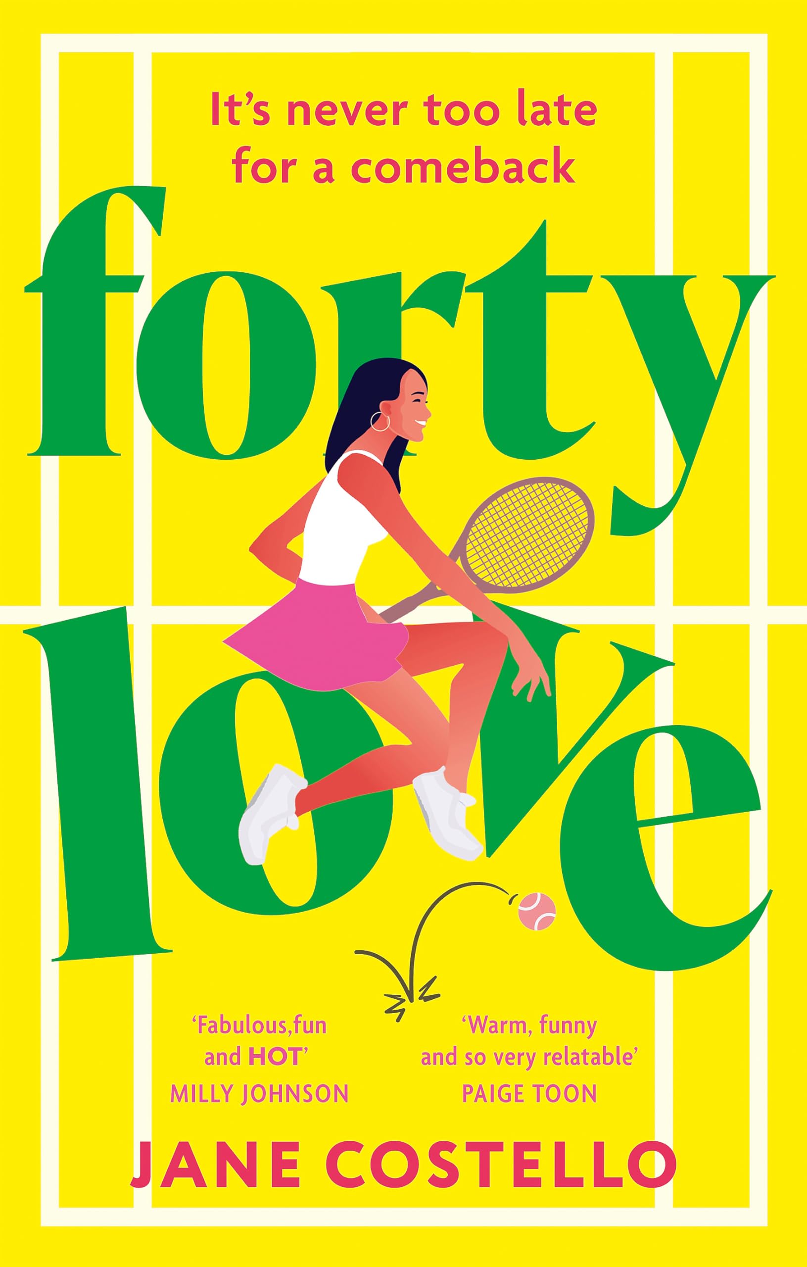 Hodder Forty Love: Hilarious, Uplifting Mid-Life Rom-Com by Jane Costello | Paperback