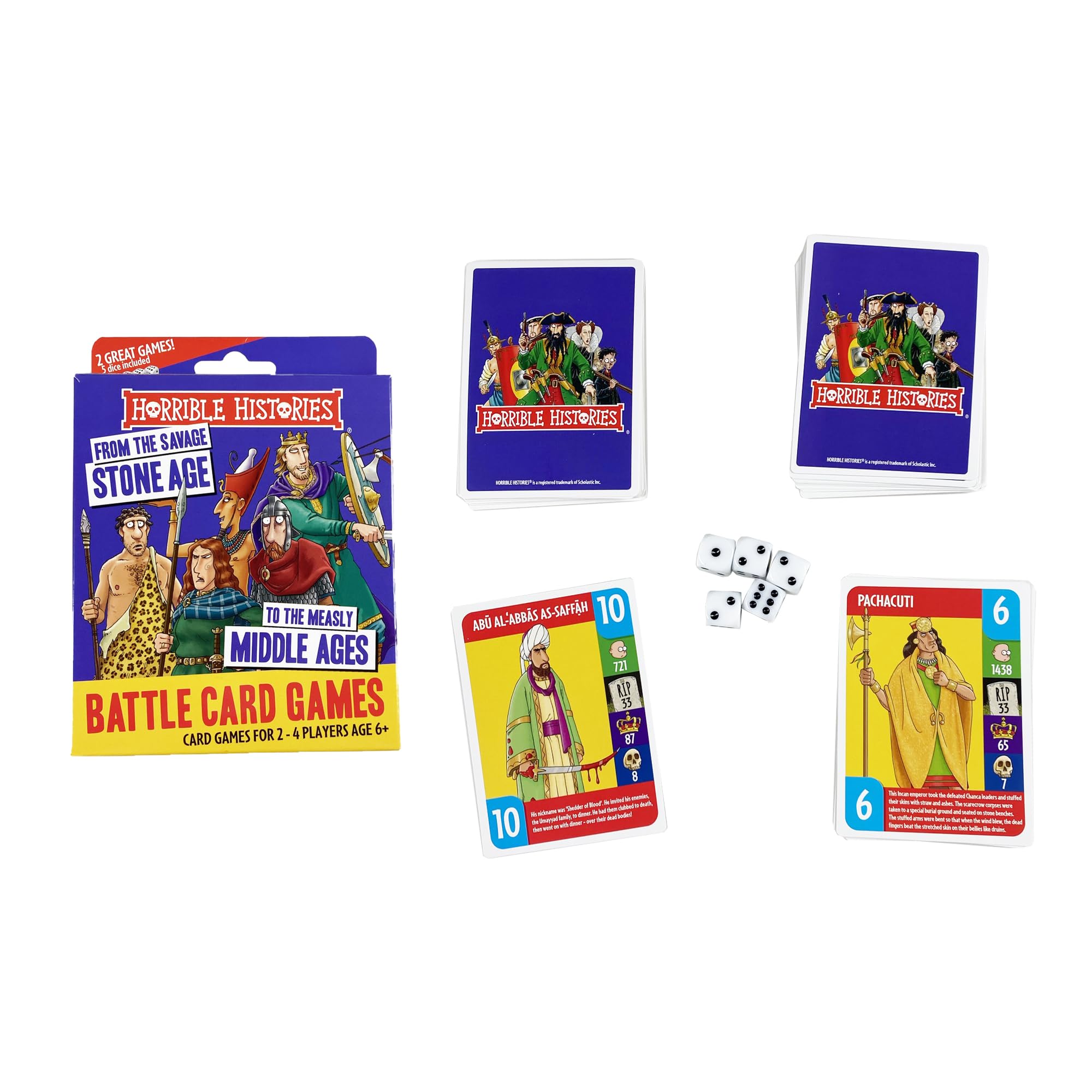 Horrible Histories 7515 Stoneage Card Game 6