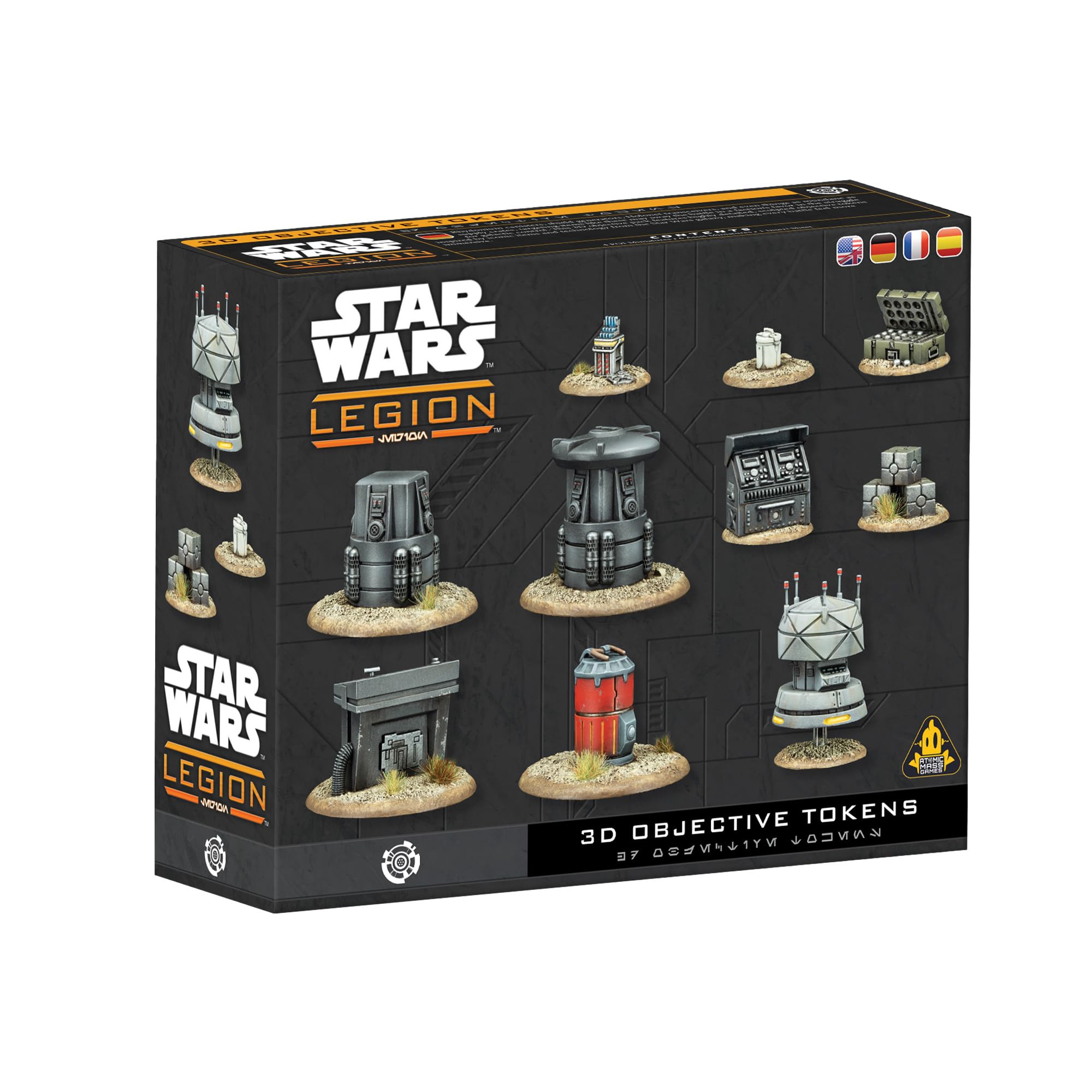Asmodee Star Wars: Legion - 3D Objective Tokens | 10 Markers | Unisex Adult