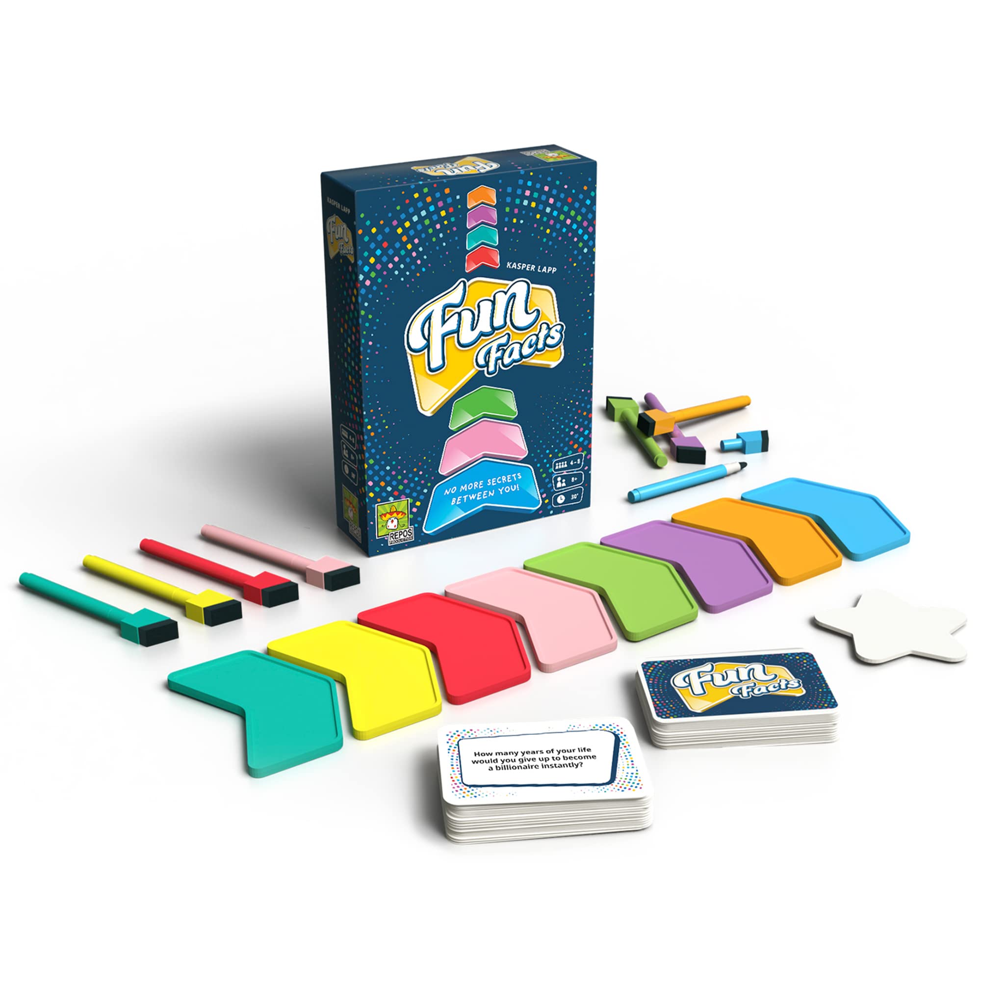 Repos Production Fun Facts Kooperatives Partyspiel für 4–8 Spieler ab 8 Jahren 5