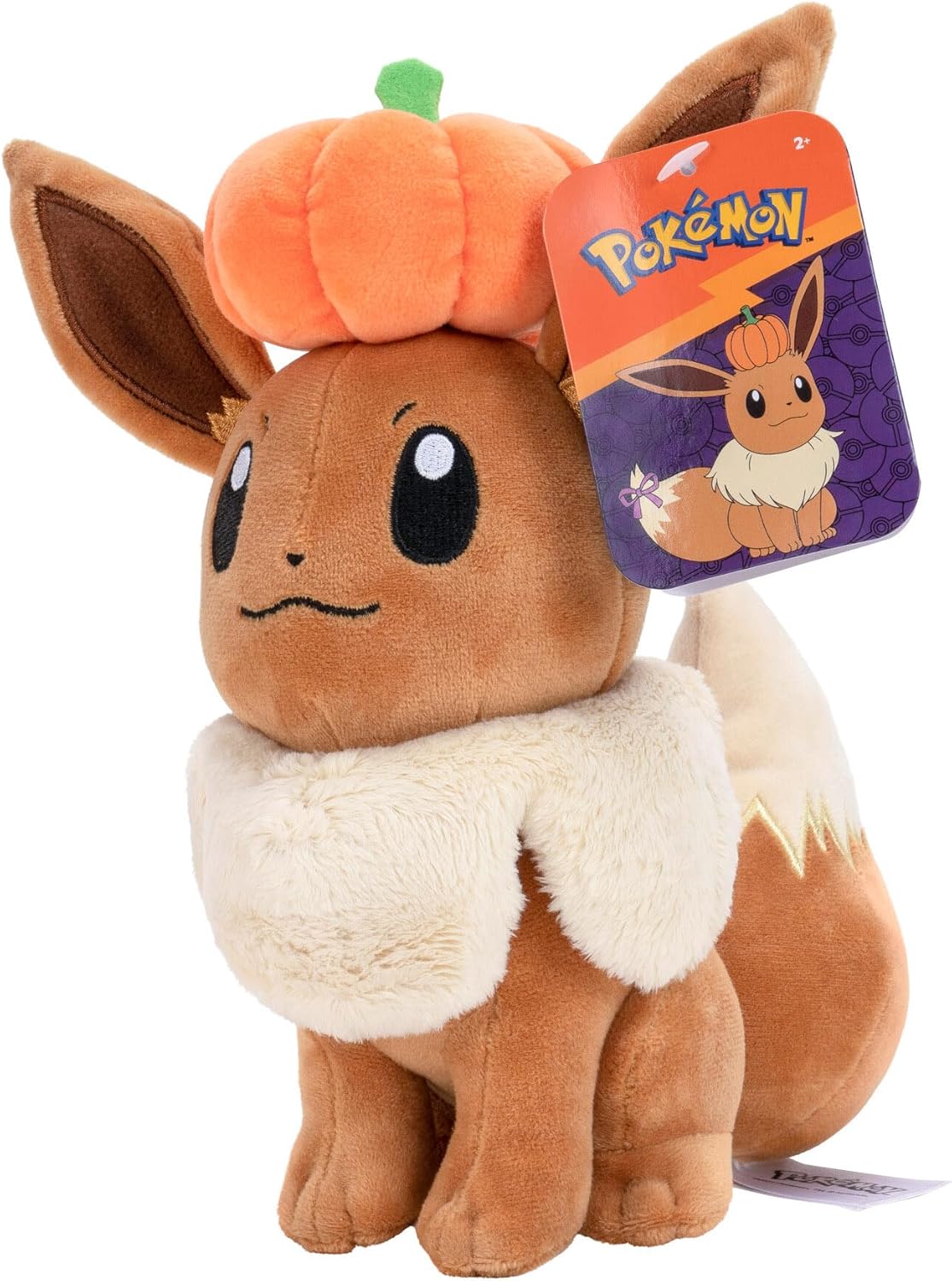 Pokémon Pikachu Plush with Witch Hat - 8-Inch Halloween Plush Toy