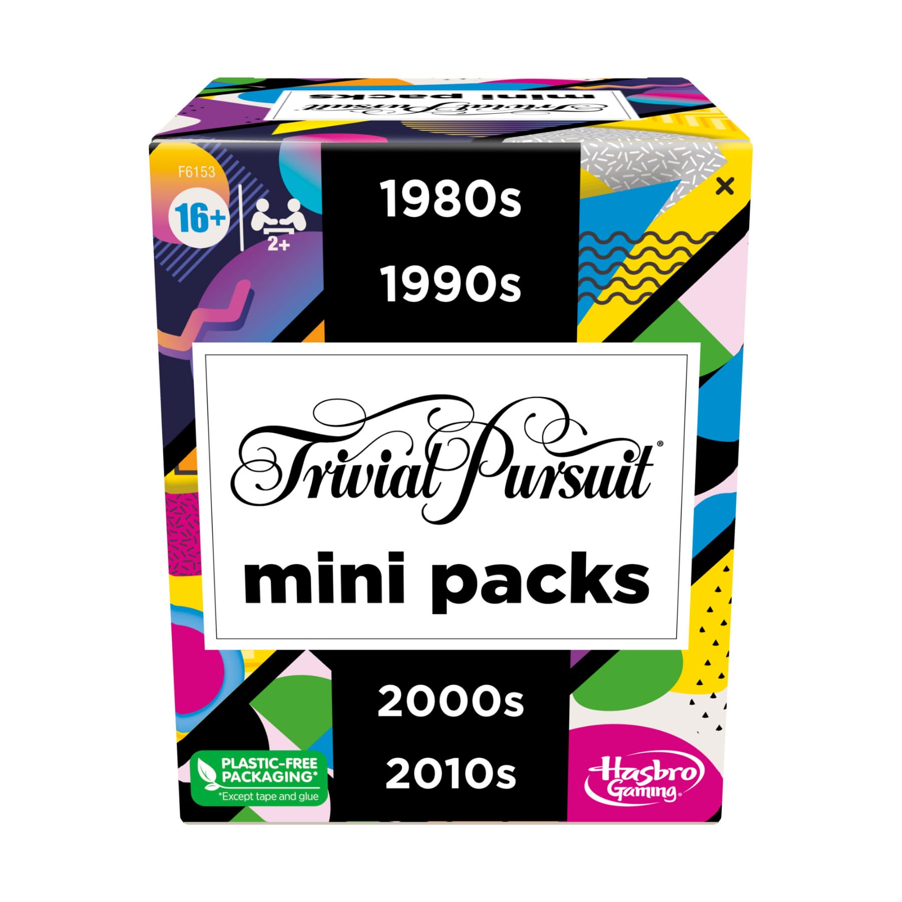 Hasbro Gaming Trivial Pursuit Mini Packs Multipack – 4 Decade-Based Trivia Card Games
