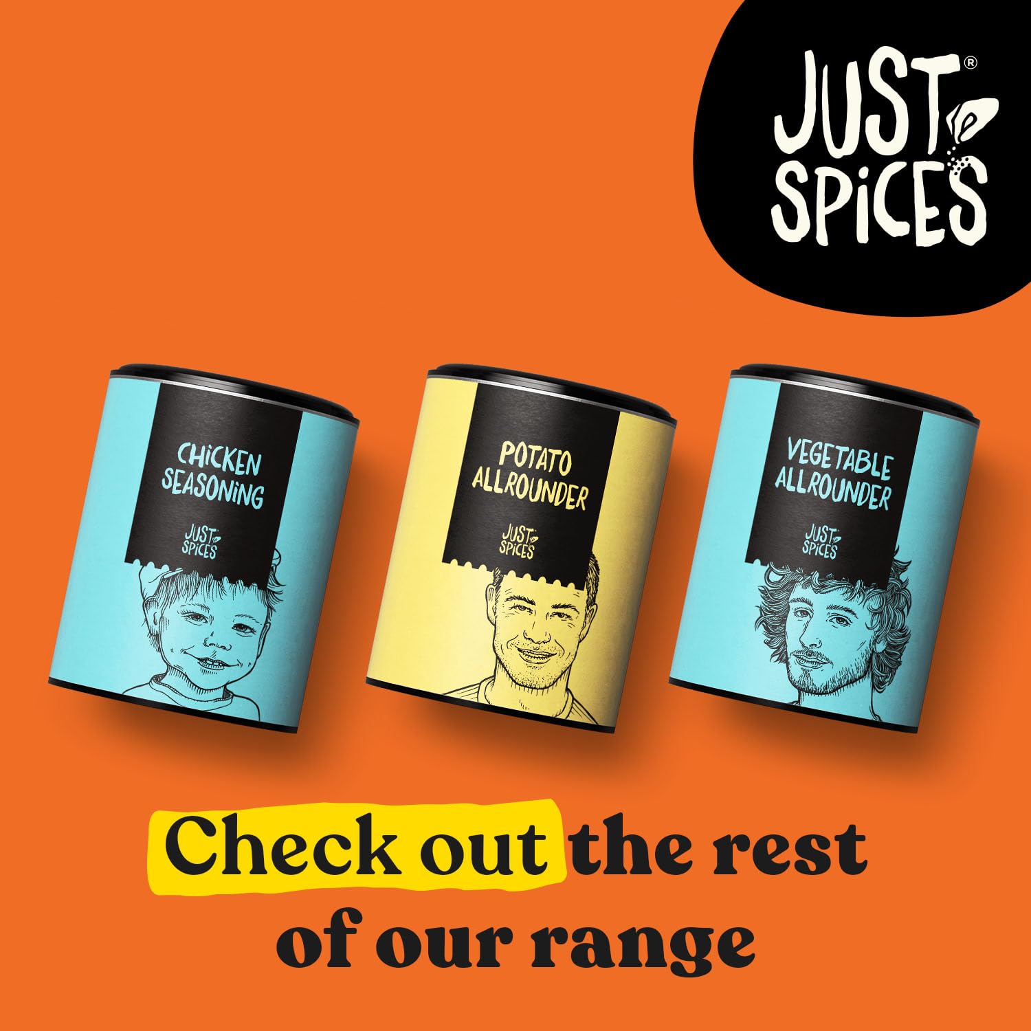 Just Spices Potato Allrounder 60g - Garlic & Herb Seasoning Blend 3