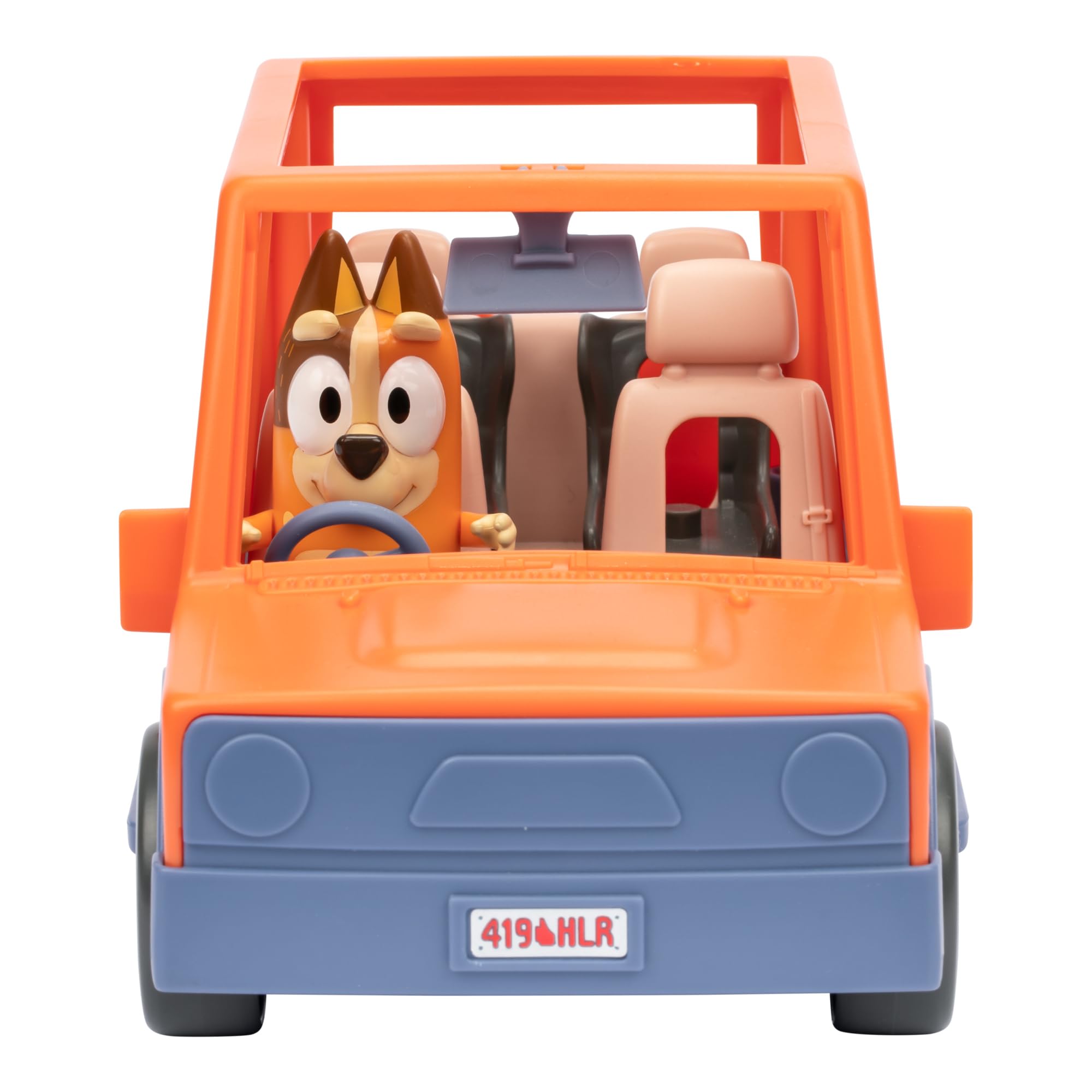 Bluey Heeler Family Road Trip 4WD Vehicle with Articulated Chilli Figure - Ages 3+ 4