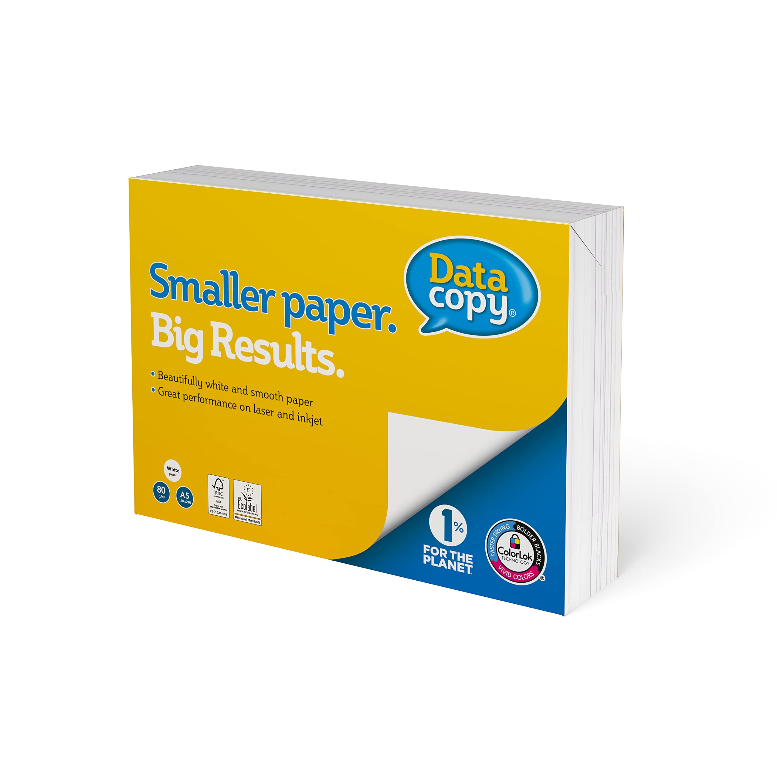 DATA COPY Premium A5 Paper 80gsm - 500 Sheets | High Volume Compatible | FSC Certified 2