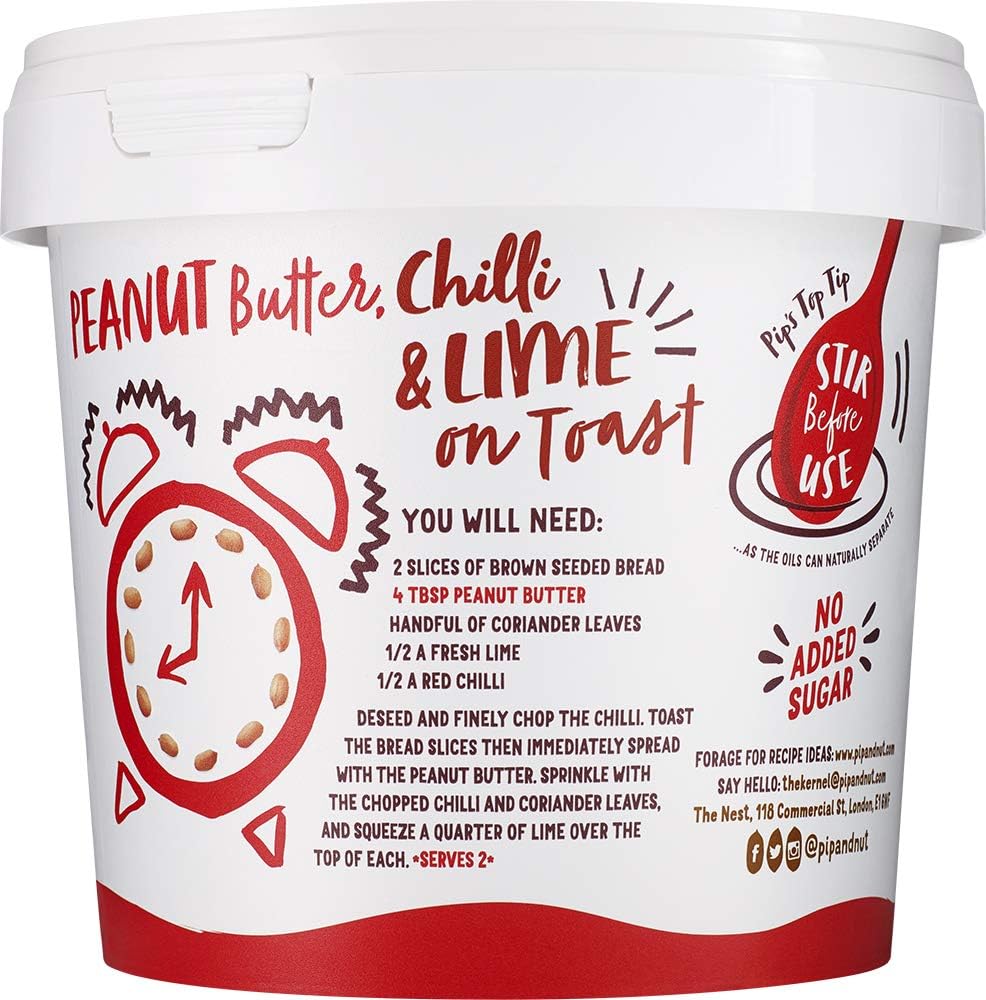 Pip & Nut Crunchy Peanut Butter, 1 kg 5