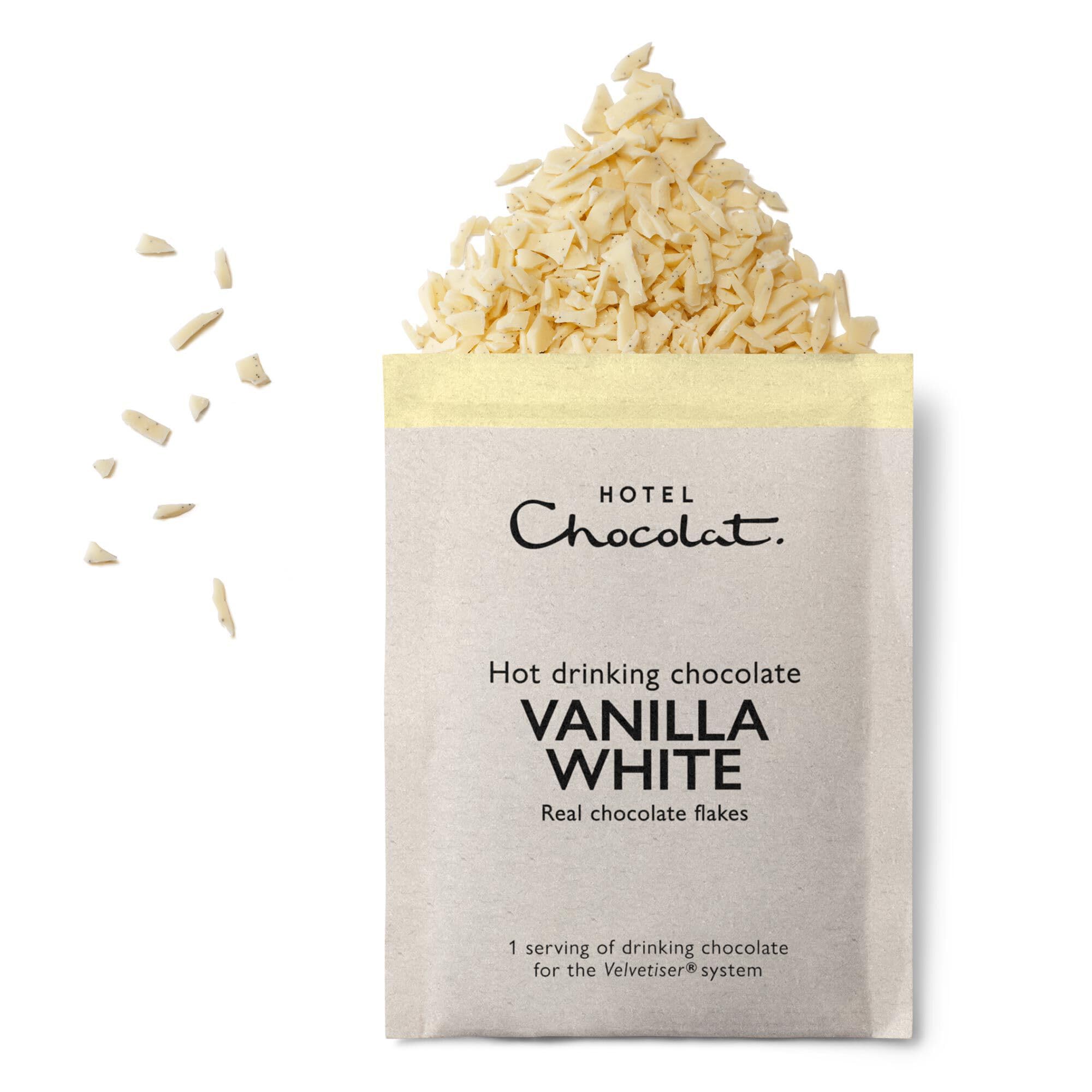Hotel Chocolat - Vanilla White Hot Chocolate Sachets - 10 Pack 10