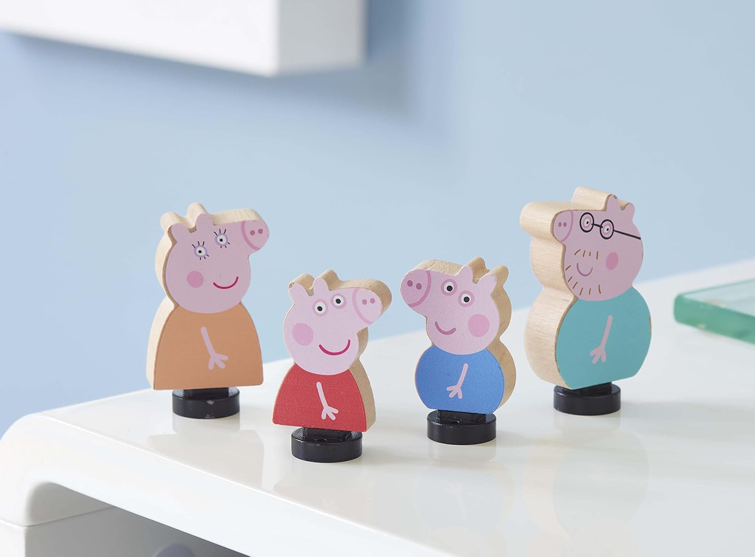 Peppa Pig Wooden Family Figures - Chunky Play Set for Toddlers 18 Months & Up 6