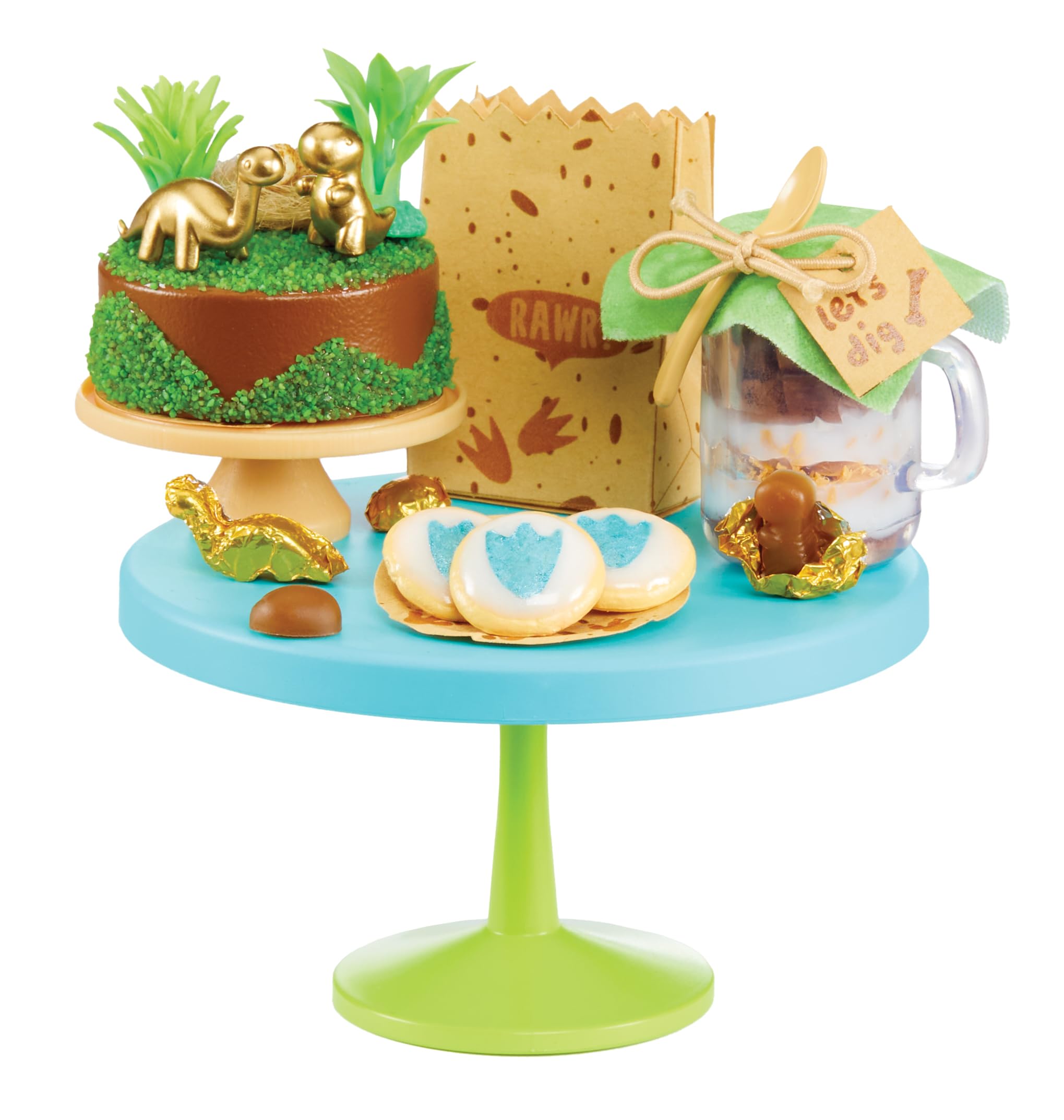 MGA's Miniverse Make It Mini Birthday - Rainbow, Dino, Tropical Party Theme Mini Collectibles with Resin Play & DIY Craft Kit 3