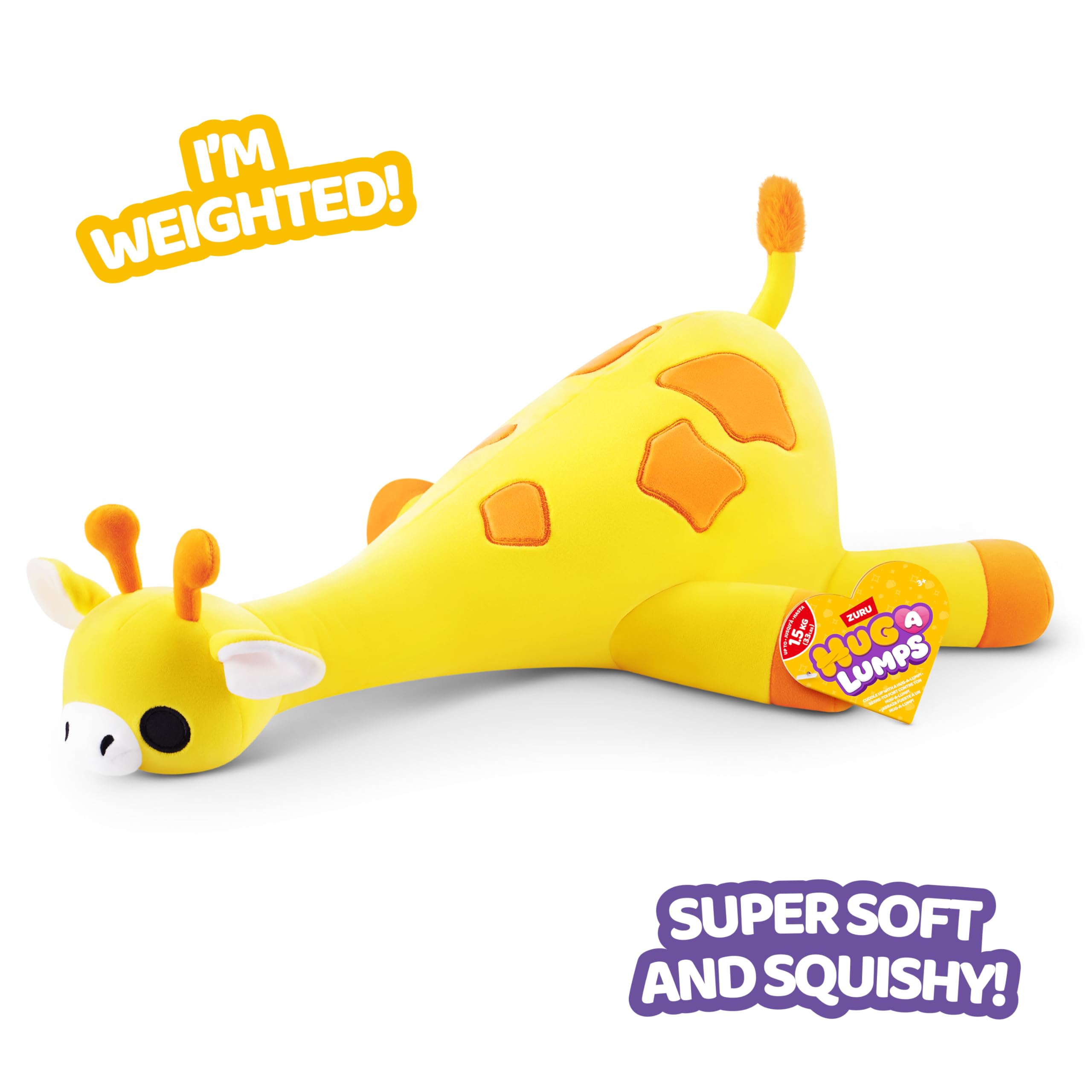 Hug-A-Lumps Medium Gigi - Weighted Plush Cuddly Toy for Stress Relief 3