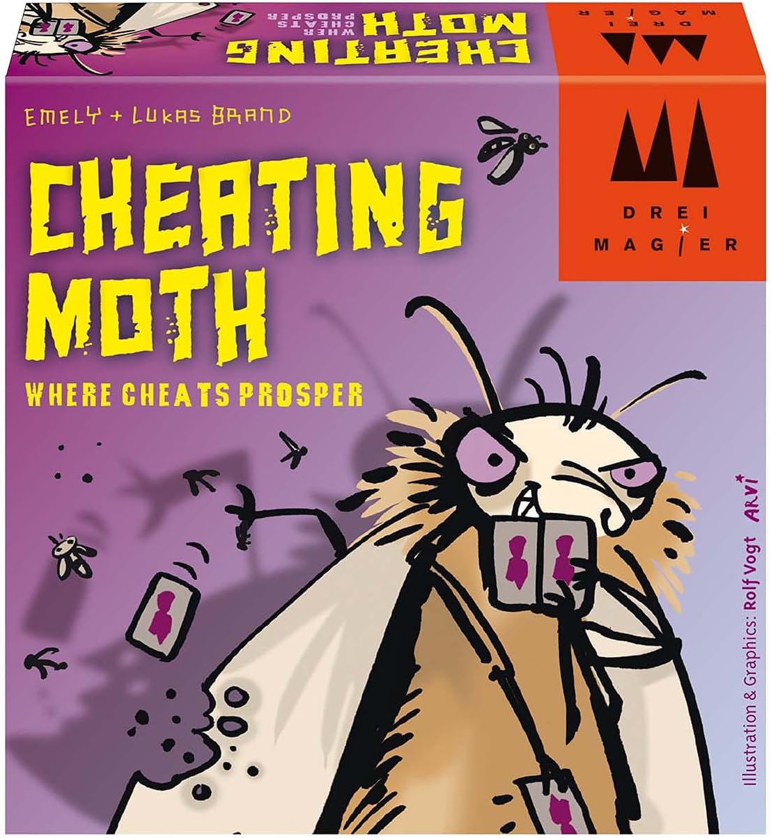 Coiledspring Games Cheating Moth Card Game