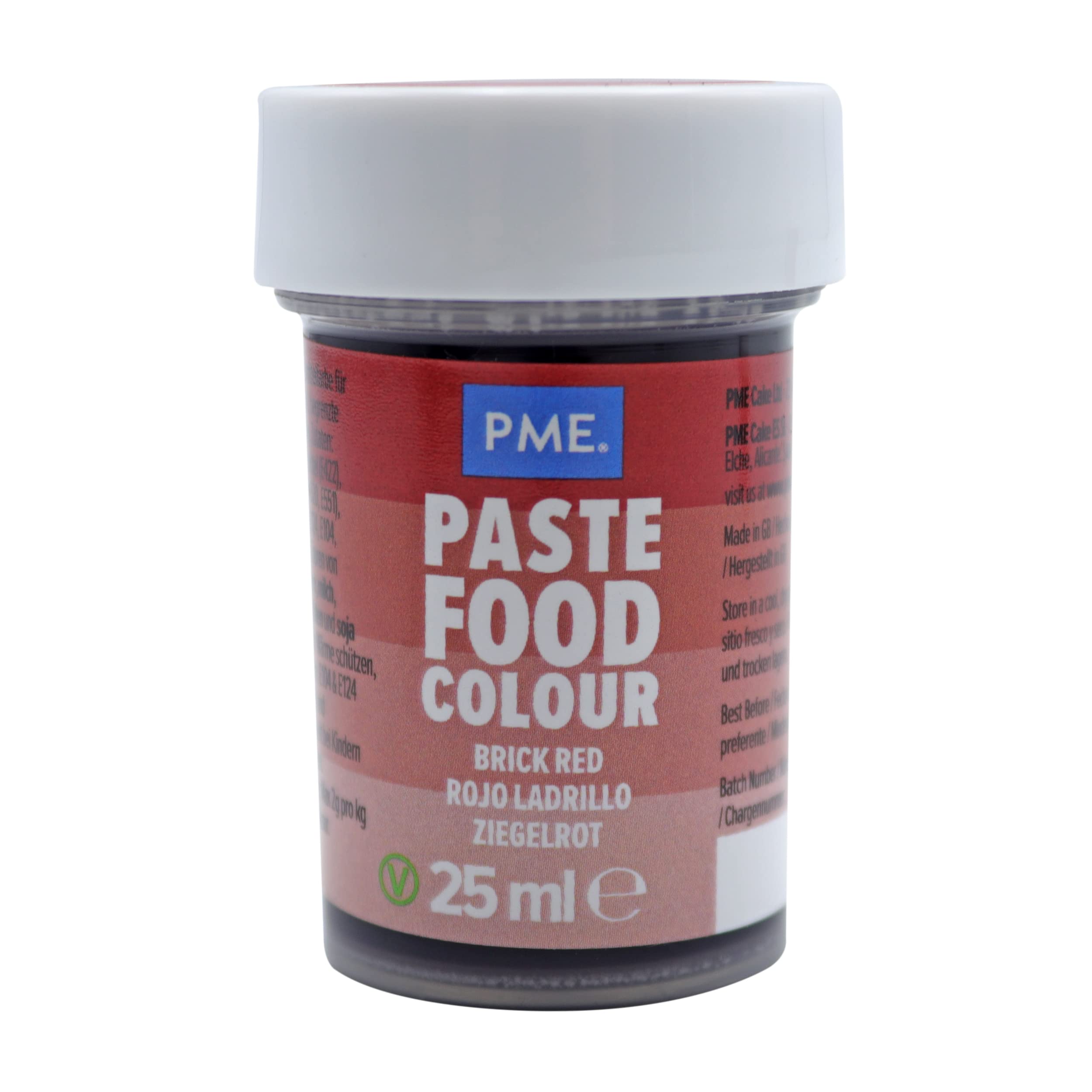 PME - Paste Food Colour Brick Red 25g