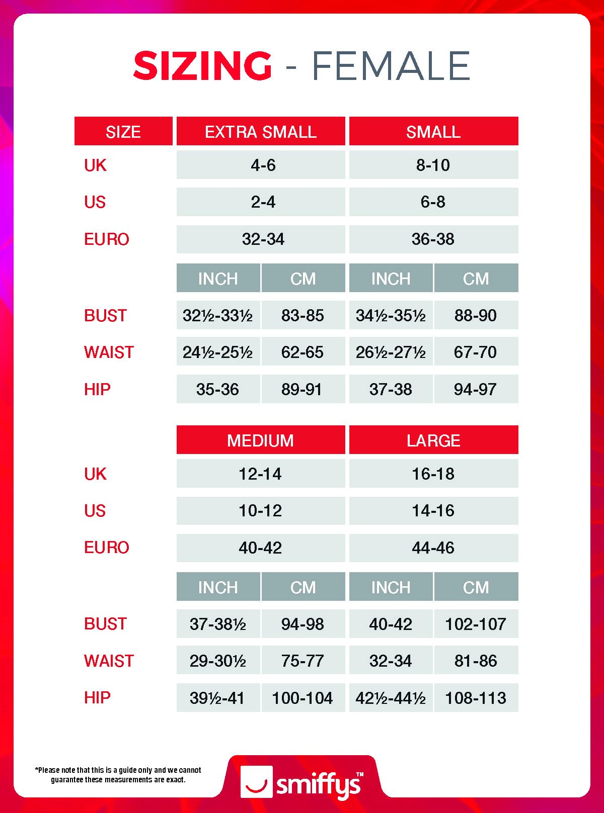 Smiffys Red Riding Hood Costume - Women's Size 16-18