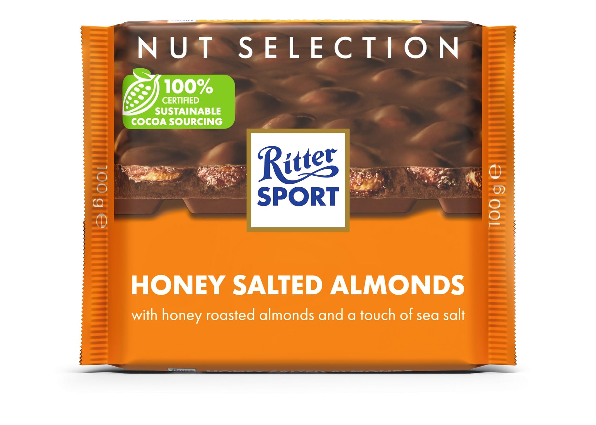 Ritter Sport Nut Selection Honey Salted Almonds, 100g