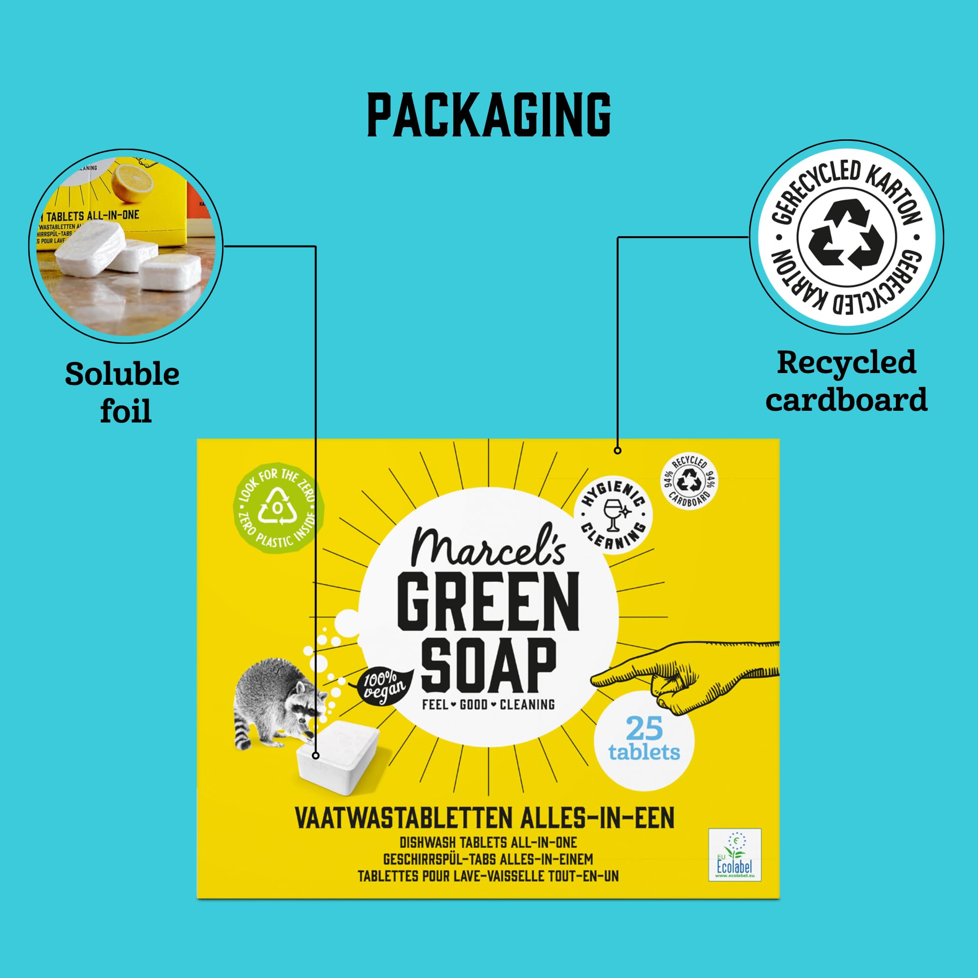 Marcel's Green Soap - Geschirrspültabs All-in-One - 25er-Pack 3